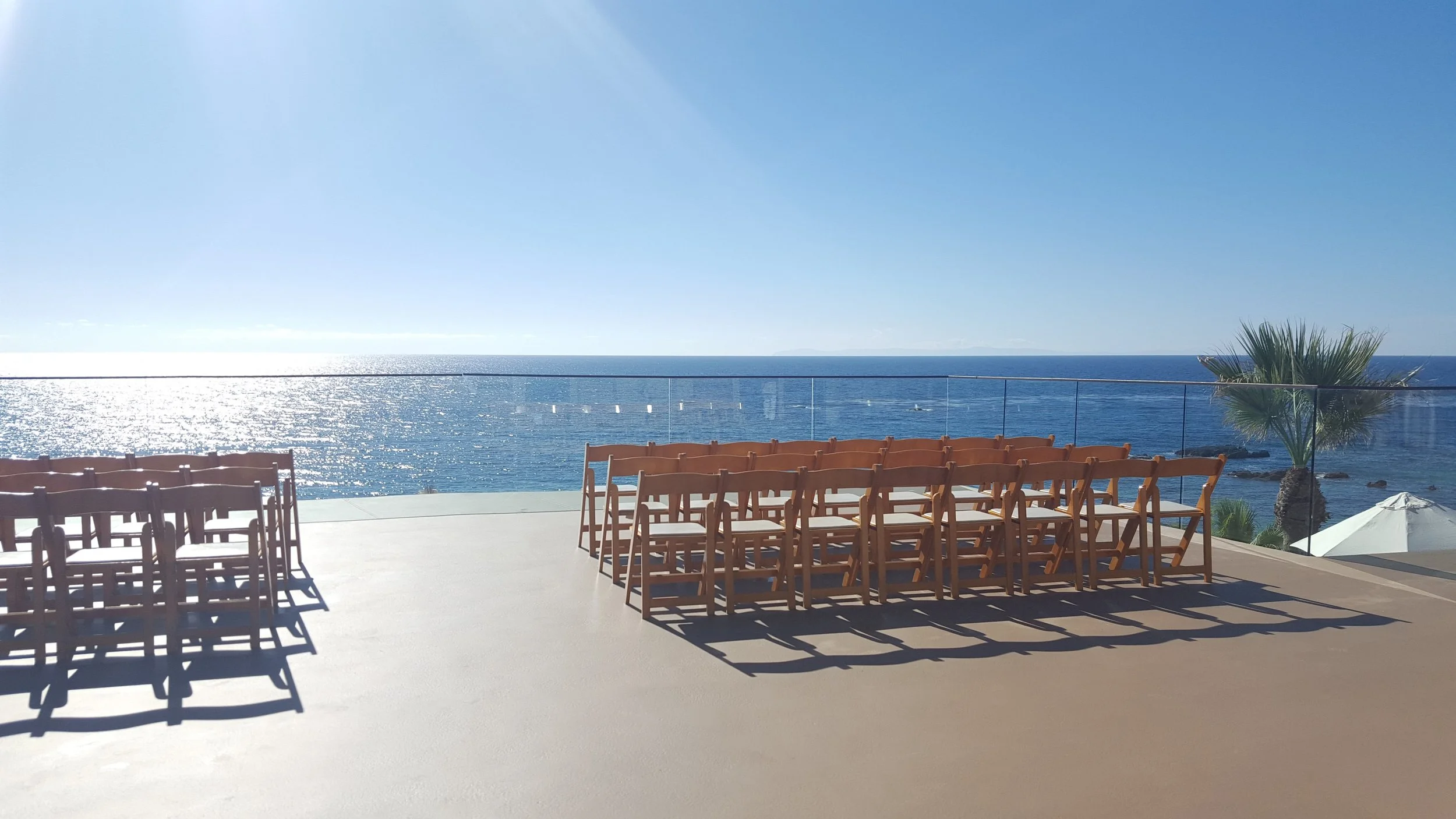 One of the beachfront wedding locations we visited.
