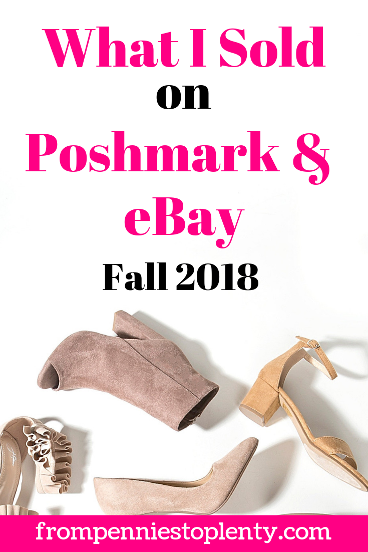 What i Sold on Poshmark and eBay pin