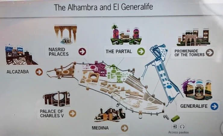 Map of the Alhambra