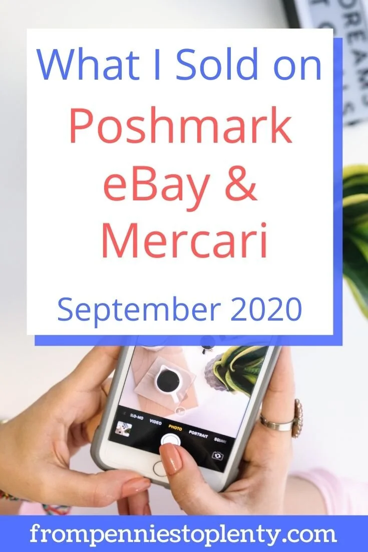 Brands I Sold on Poshmark, eBay, & Mercari – September 2020