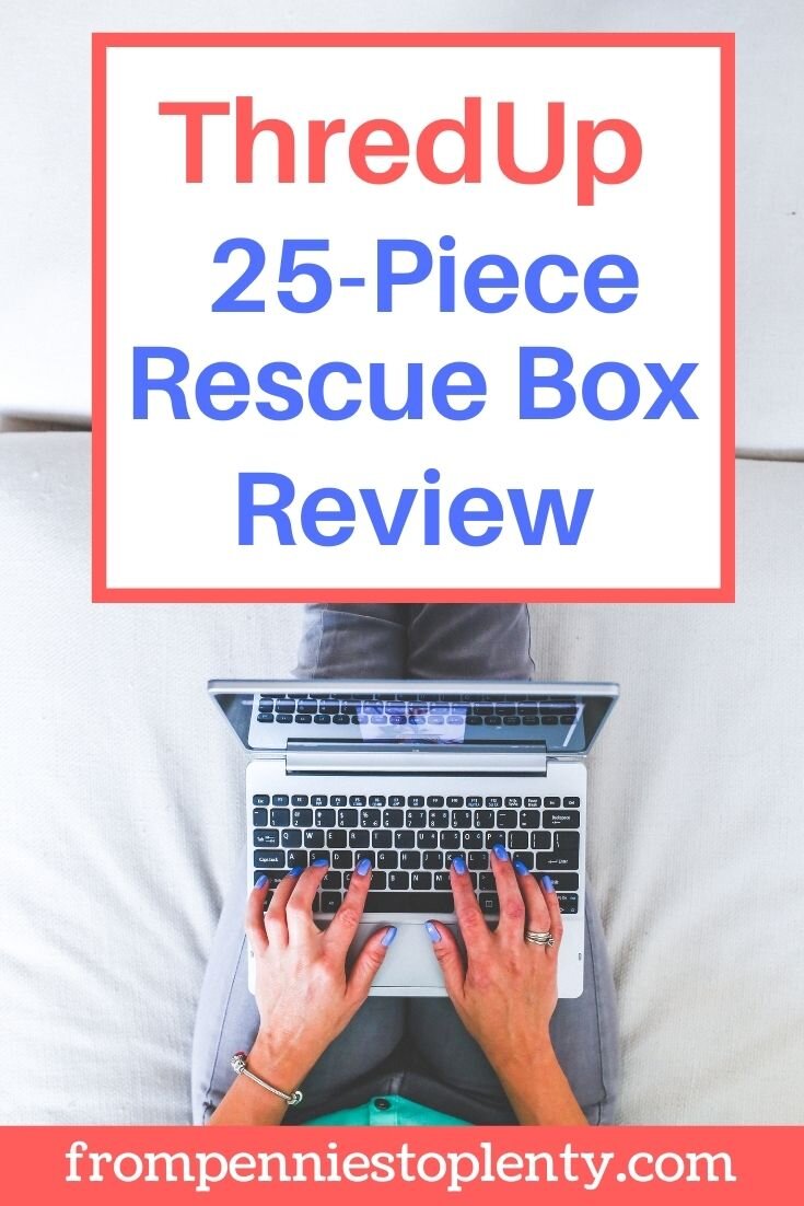 What is a ThredUp Rescue Mystery Box? — Artsycupcake
