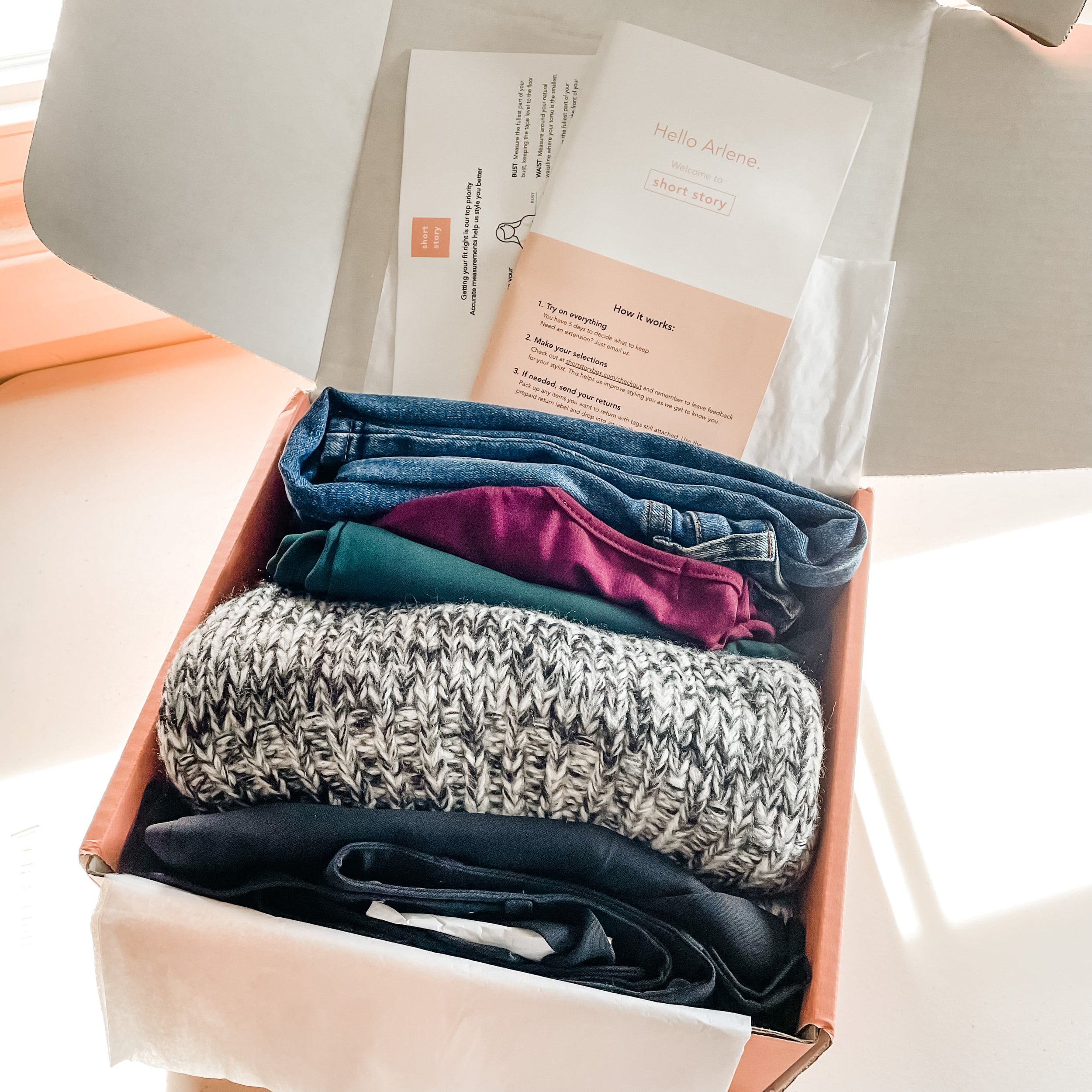 Short Story Box Review: Subscription Clothing Service for Petite Women —  From Pennies to Plenty