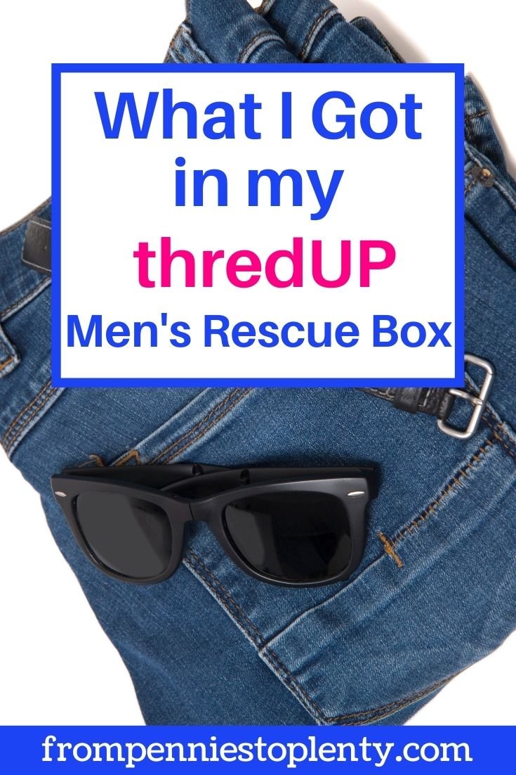 What I Received in My thredUP Men's Rescue Box #2 — From Pennies to Plenty
