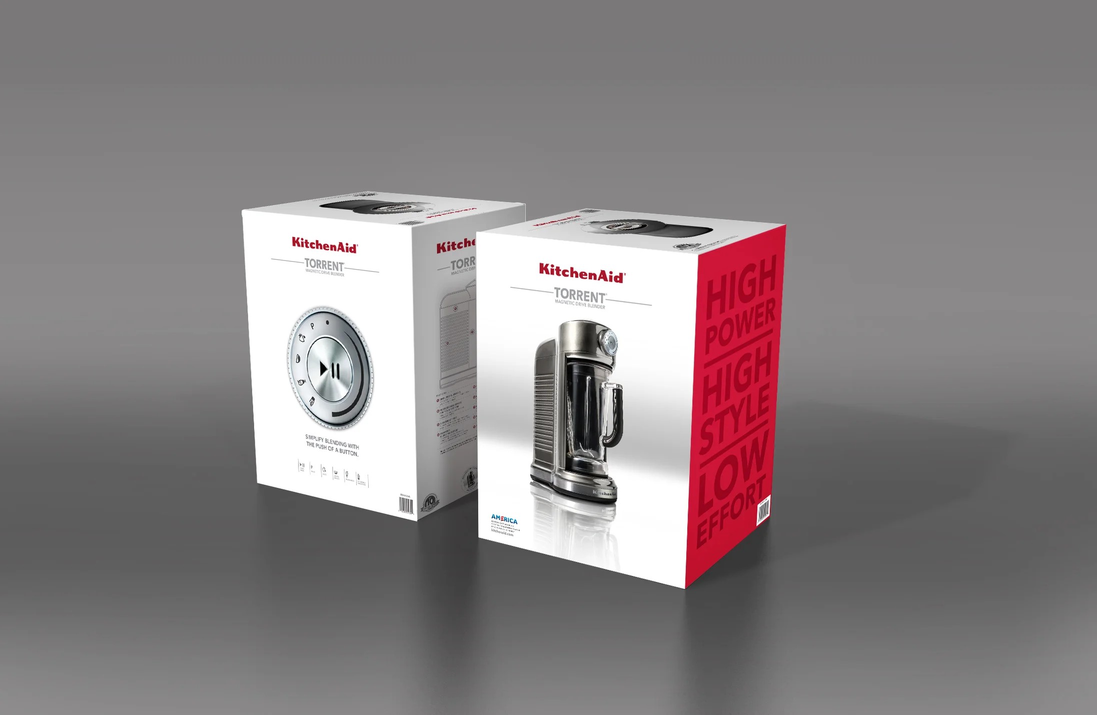  Box design for KitchenAid Torrent blender 