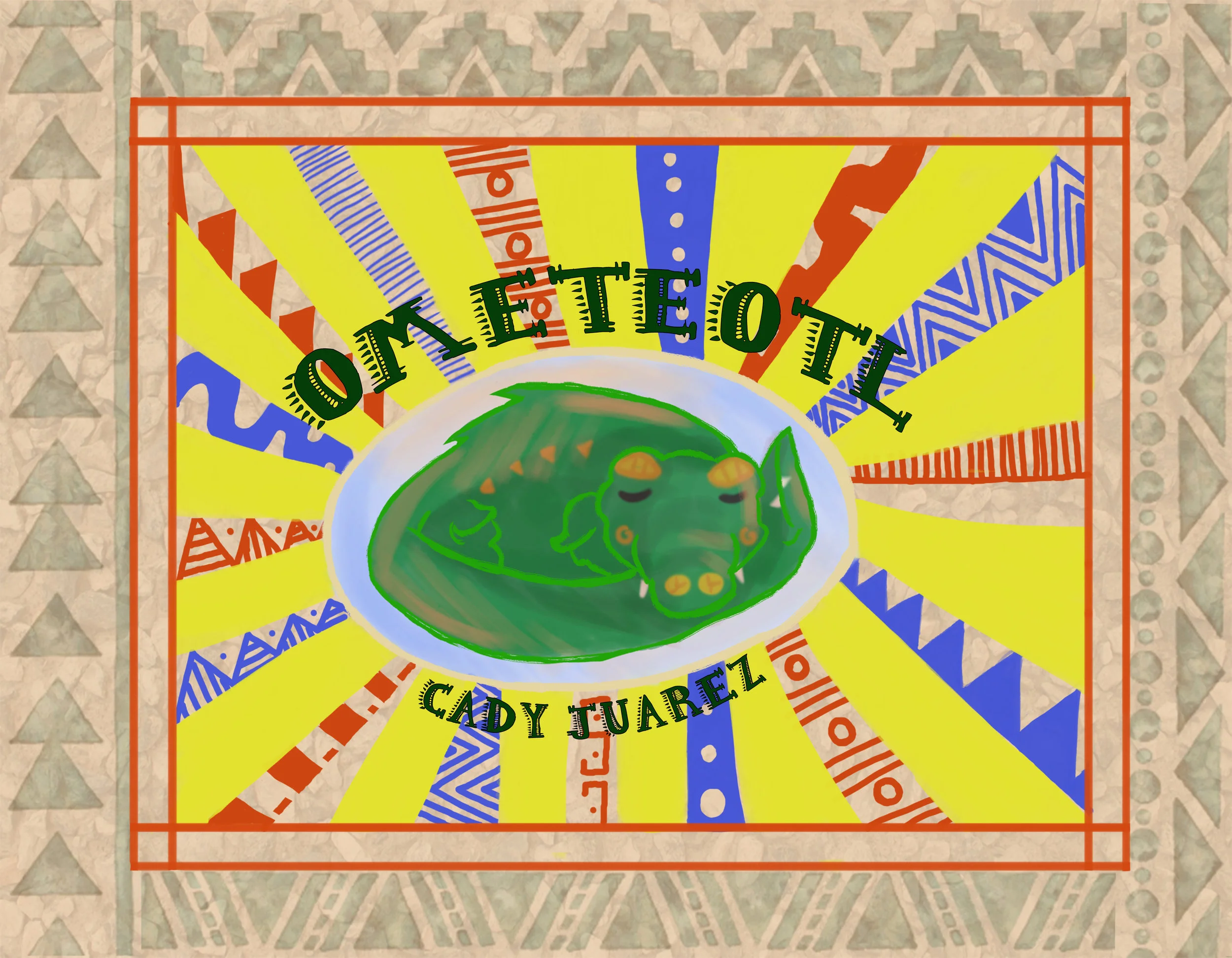 -The final cover design for Ometeotl CONCEPT ART: