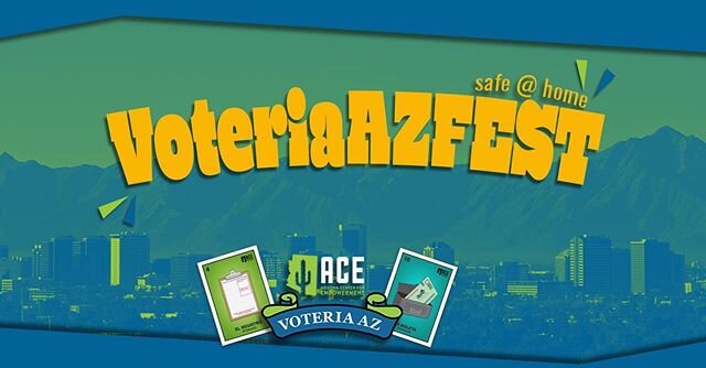 On June 1st, we will be announcing the lineup of local artists, panels, games, and more as we register folks to vote🗳#VOTEriaAZFEST is only 7 days away❕
We want you there, and all from the comfort of your home! Lets make sure everyone in our communi