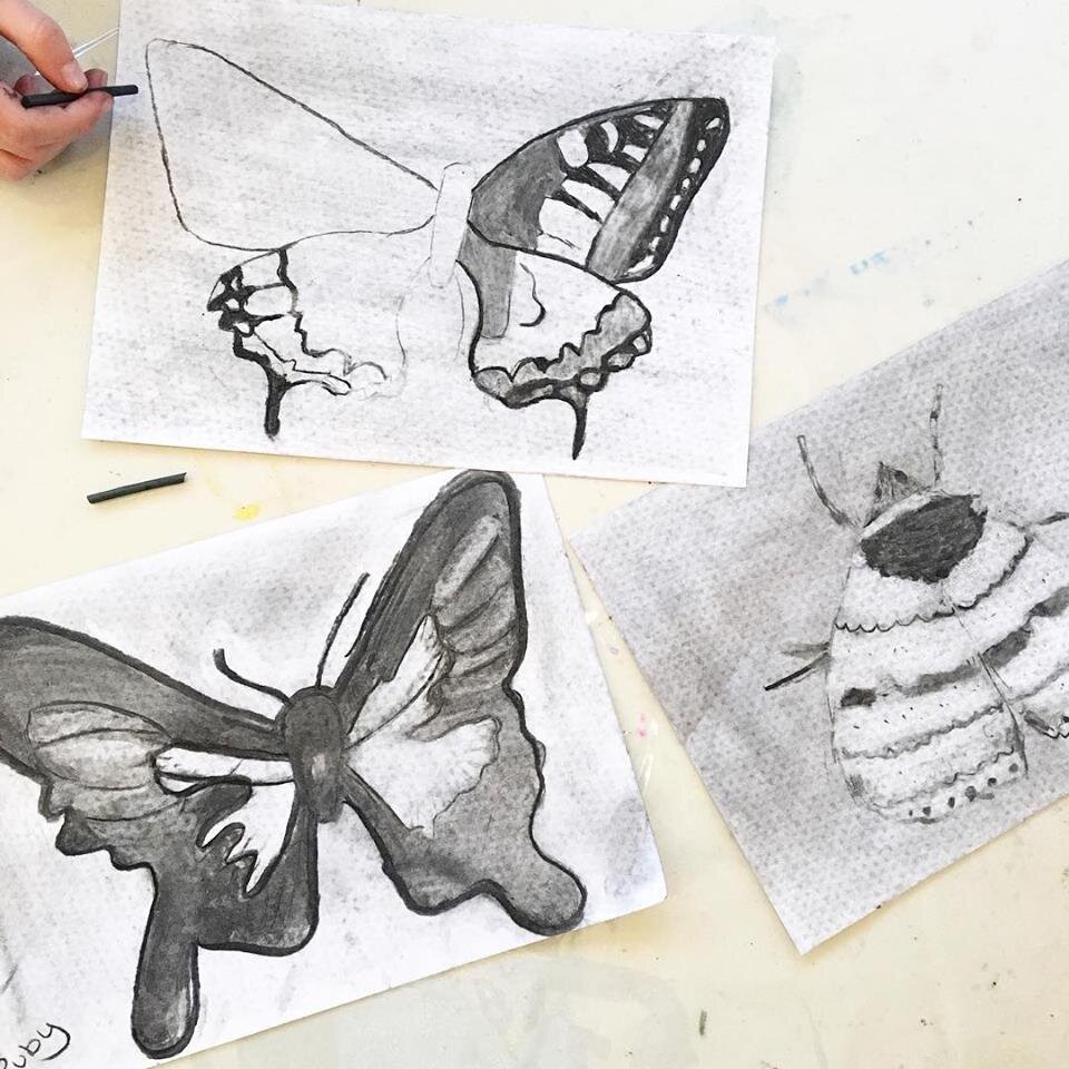 Monday afternoon art class for 7 - 10 year olds — Gloworm Studios