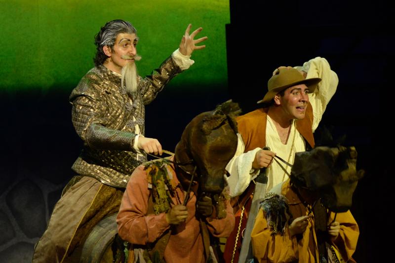 Actors rehearse for the theatre performance of Man of La Mancha at the main stage at Santa Monica College on Wednesday, May 18, 2016. (Diana Parra)