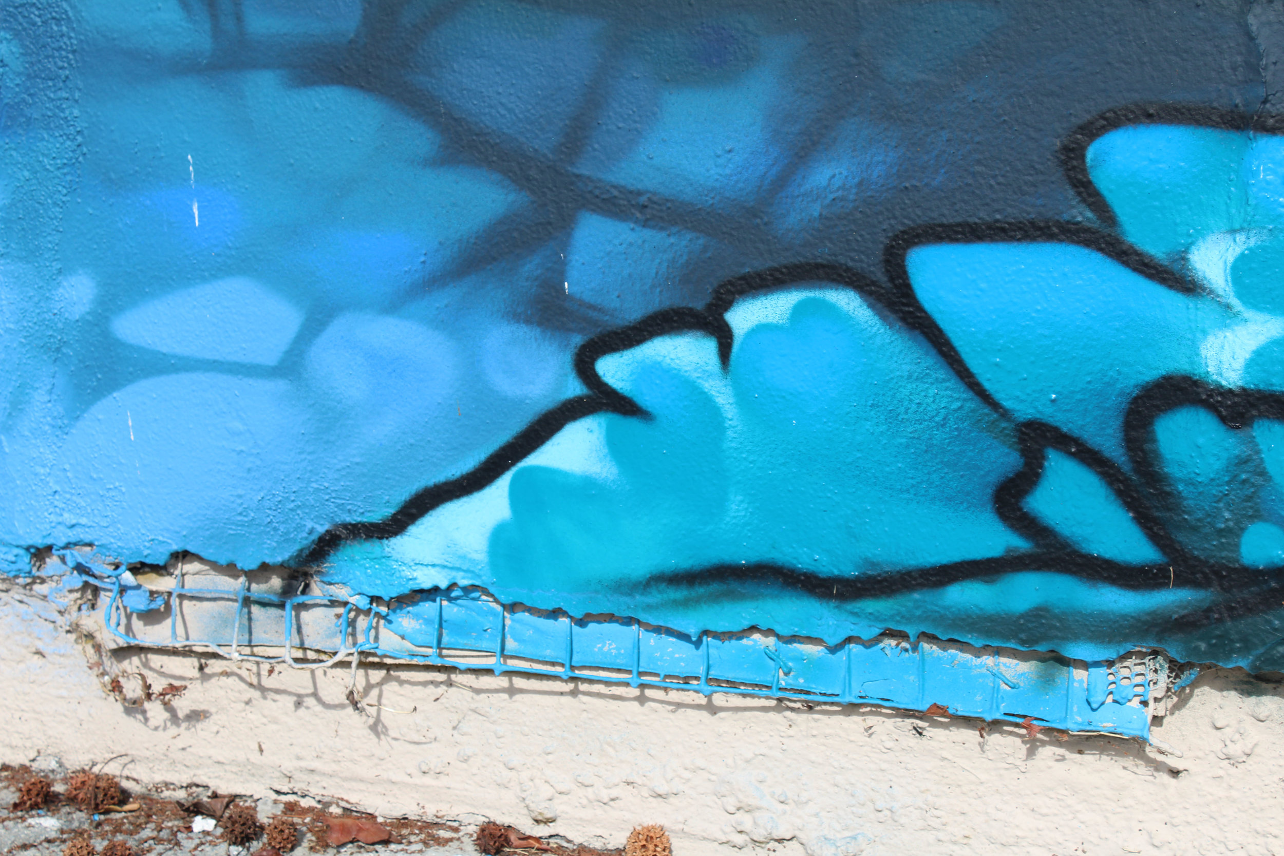  Murals that show slight damage located on Pico Blvd in Santa Monica, Calif. 
