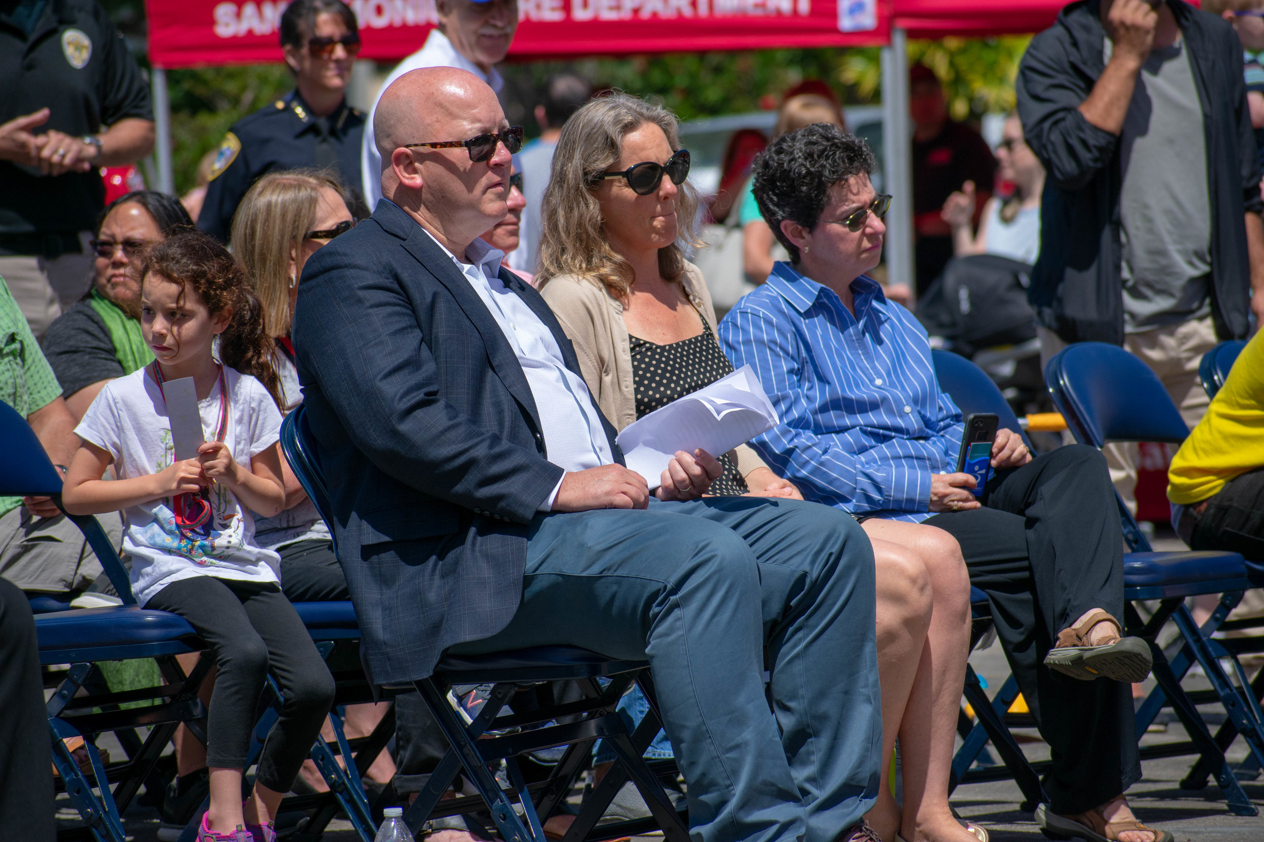  City Mayor Ted Winterer attends a groundbreaking event in downtown Santa Monica on Saturday, June 2 at the location for the newest station. Located on 1444 7th St, the station will be replacing Fire Station No. 1, which is currently the busiest stat