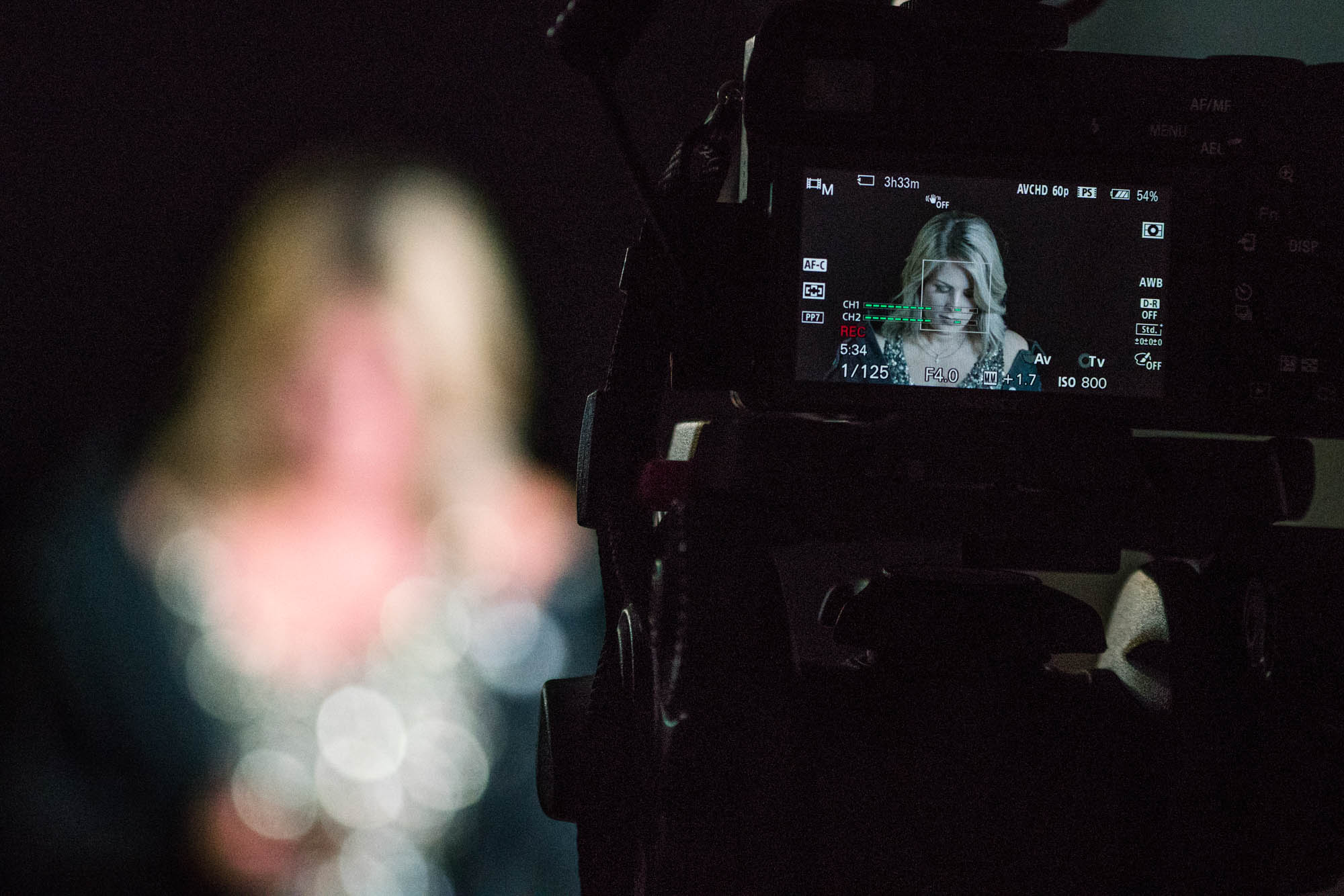 Linda Ekbaeck having her video shoot. Photo by Rea Sohn/Corsair Contributor