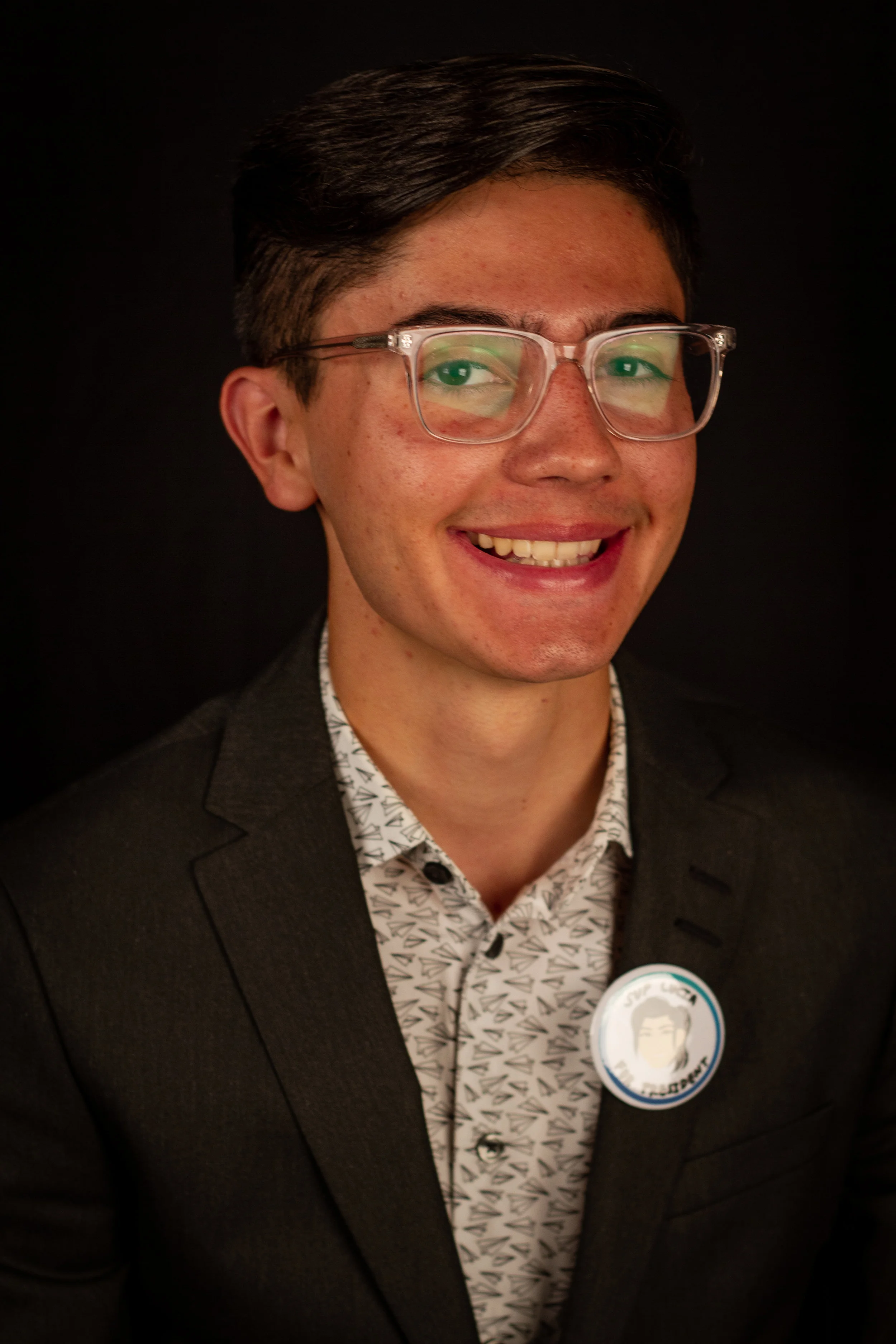 Hunter Baoengstrum is running of Director of Sustaniabilty. Photo was captured at Santa Monica College's Center for Media and Design on March 25, 2019. (Yasser Marte/Corsair Staff)