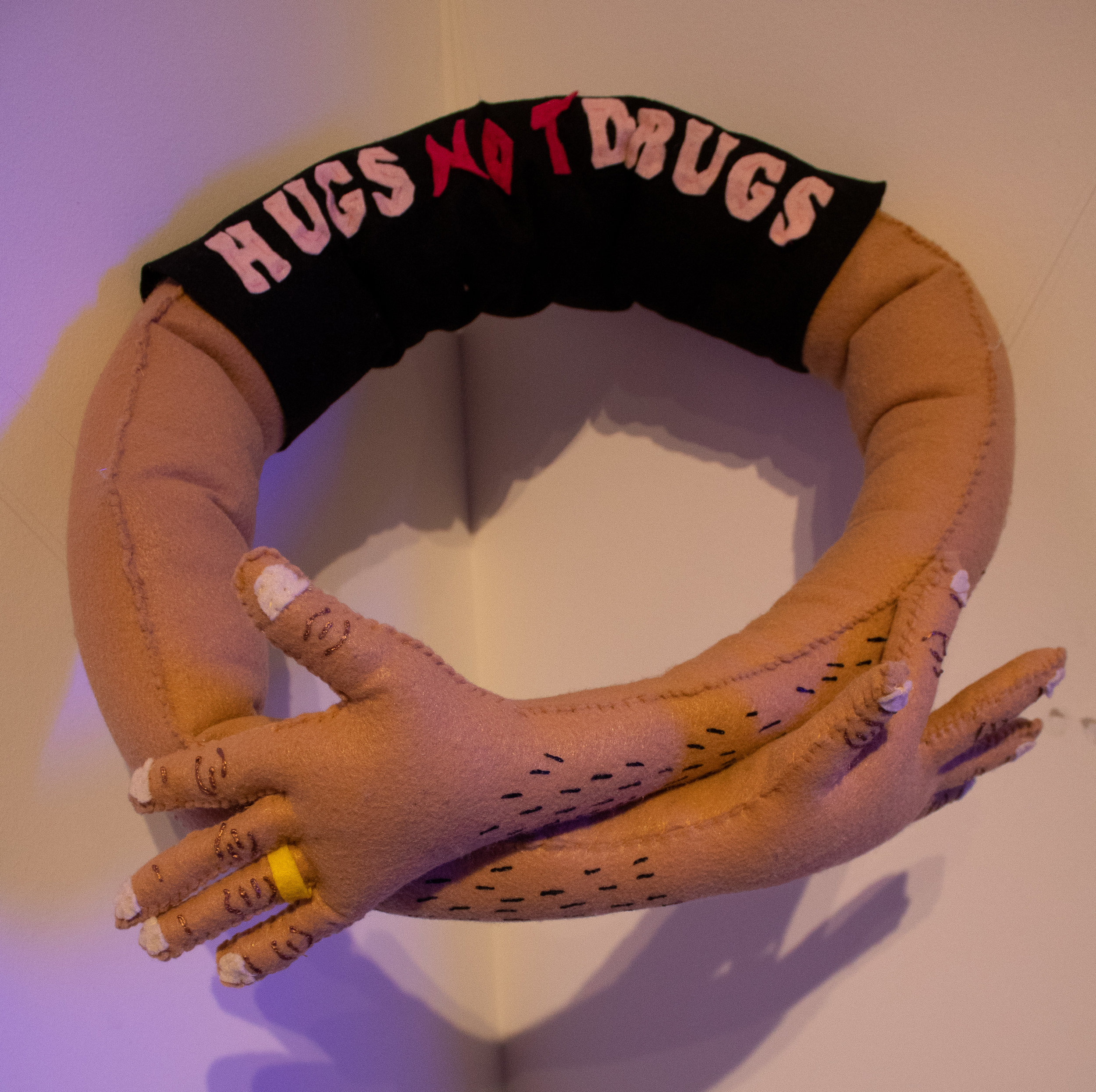  An installation on the wall at We Rise LA, an immersive art gallery, and community/workshop space open for 10 days in Downtown Los Angeles, California. May 17, 2019. Danica Creahan / The Corsair 