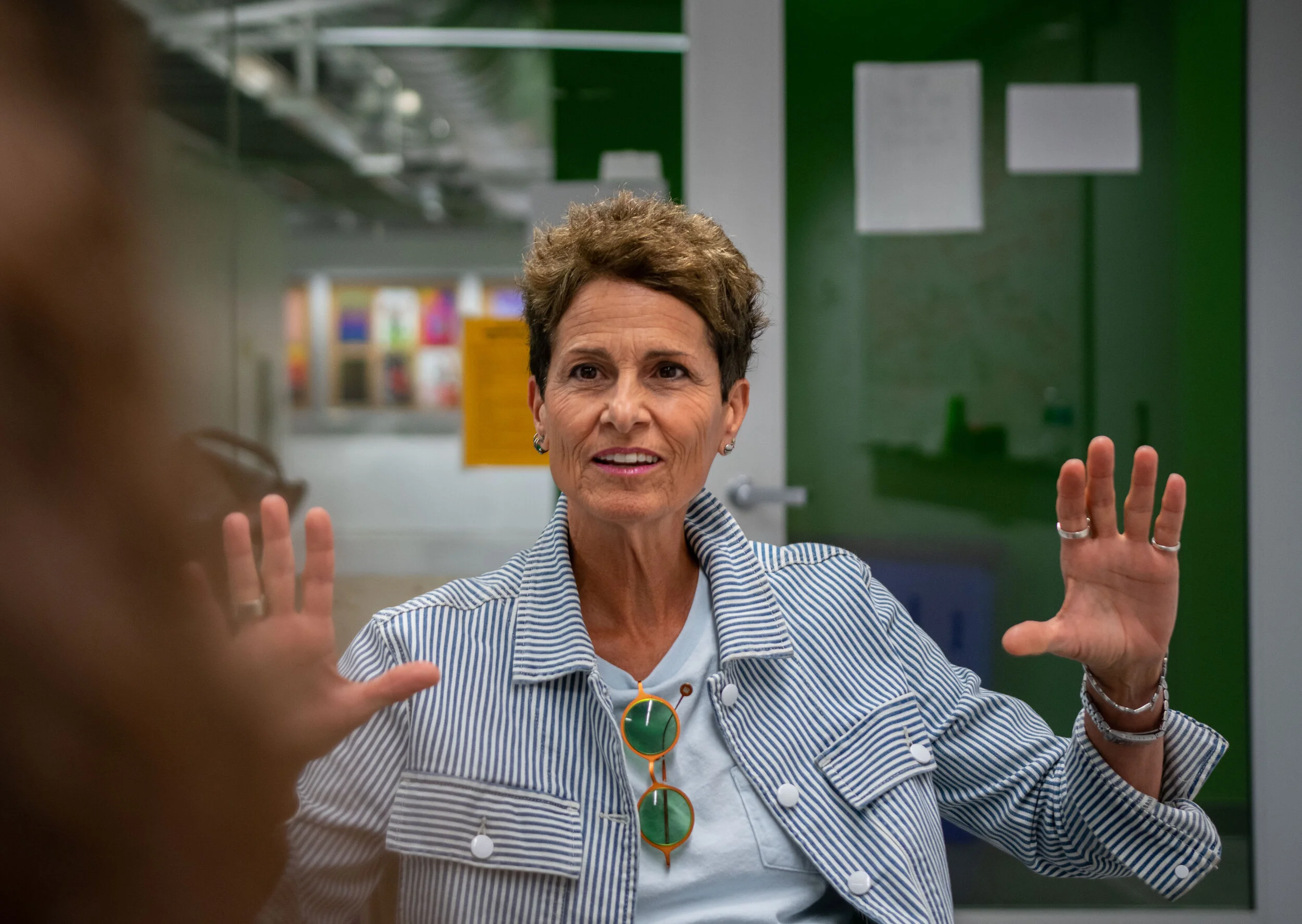 “It’s like the spy glass I see my world through,” said Director Liz Lachman when asked about her process of turning inspiration into tangible visions for her films. ( Conner Savage/The Corsair).