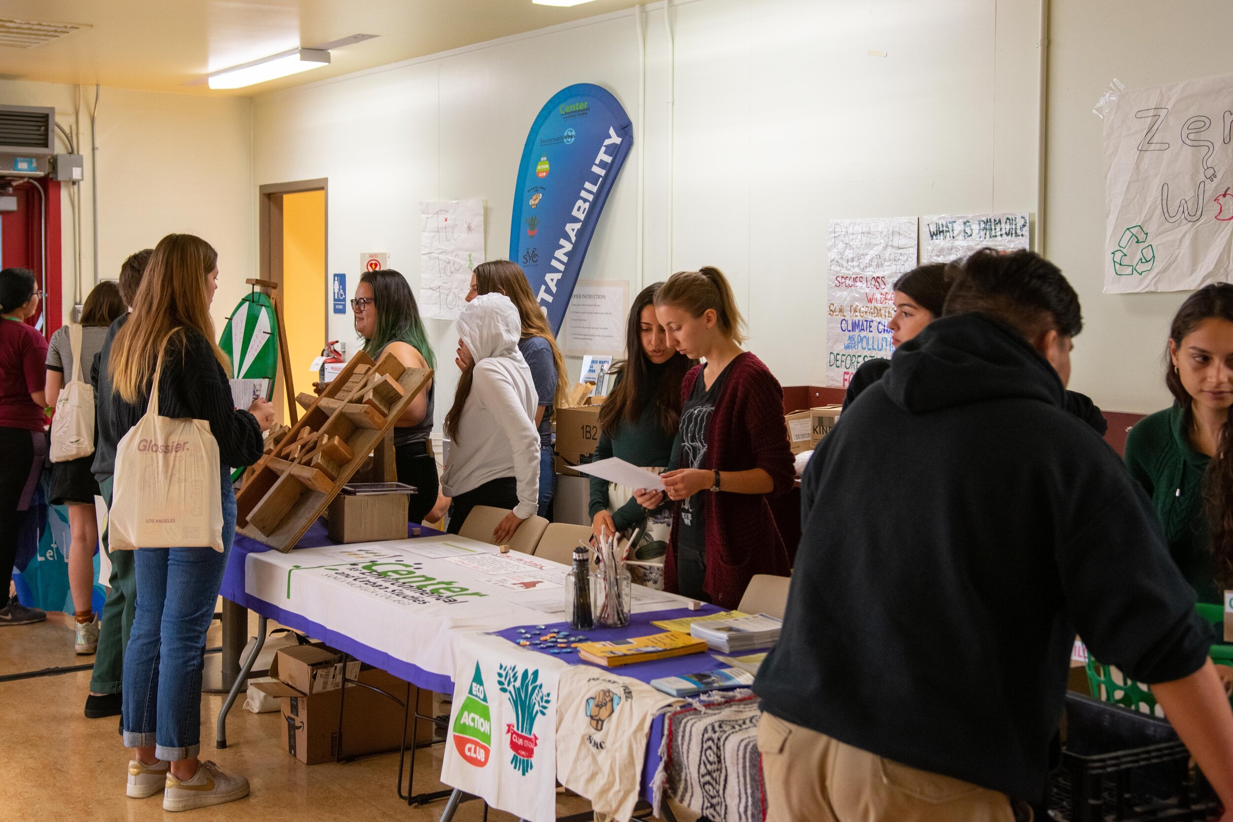  Activities in the SMC cafeteria for Sustainability Week. (Conner Savage/The Corsair) 