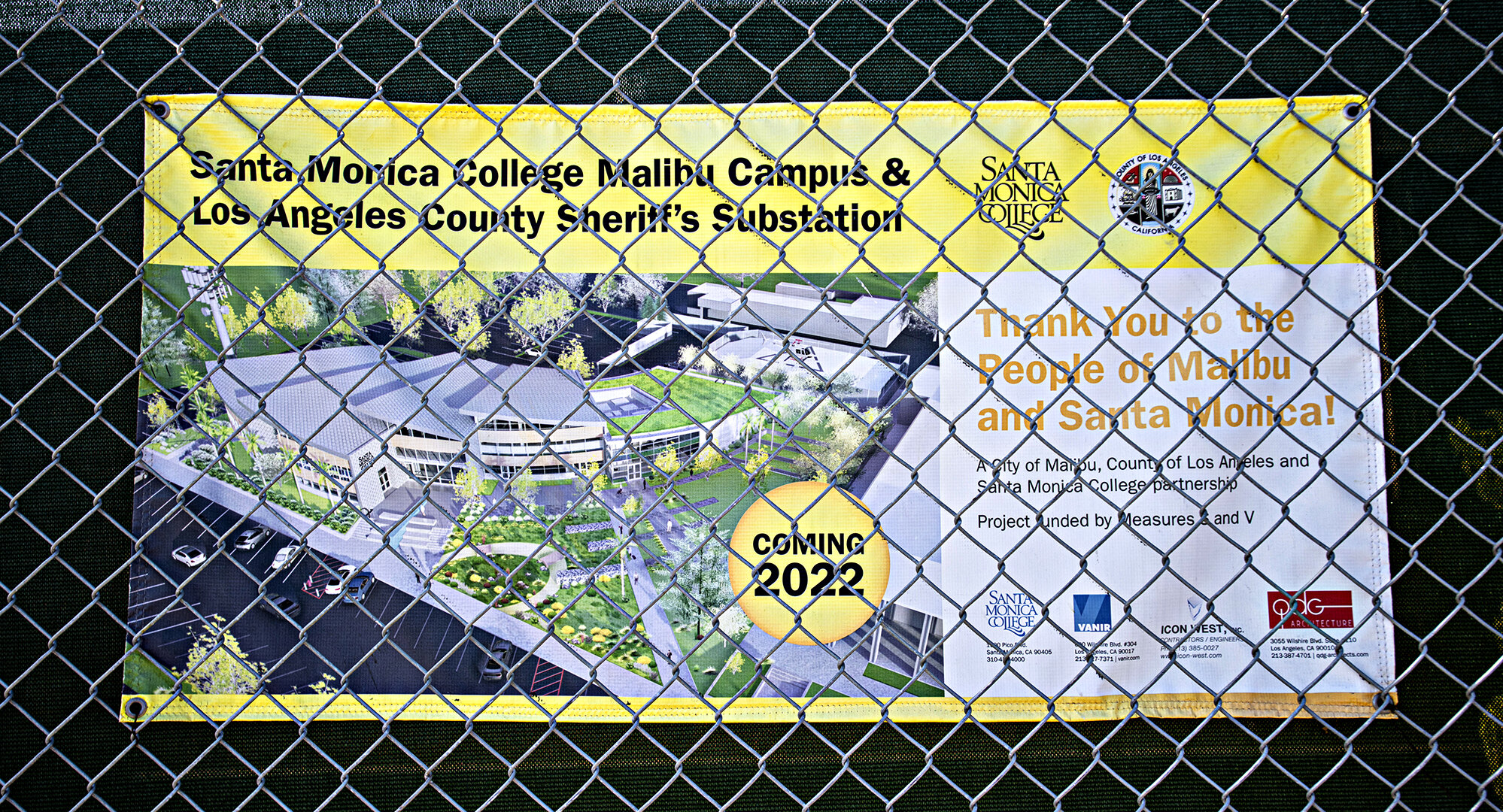  Construction continues at the Santa Monica College Malibu campus/ Los Angeles County Sheriff's Substation on April 3, 2021 in Malibu, Calif. The new facility roughly sitting at 27,500 square feet will include classrooms, computer abnd science labs, 