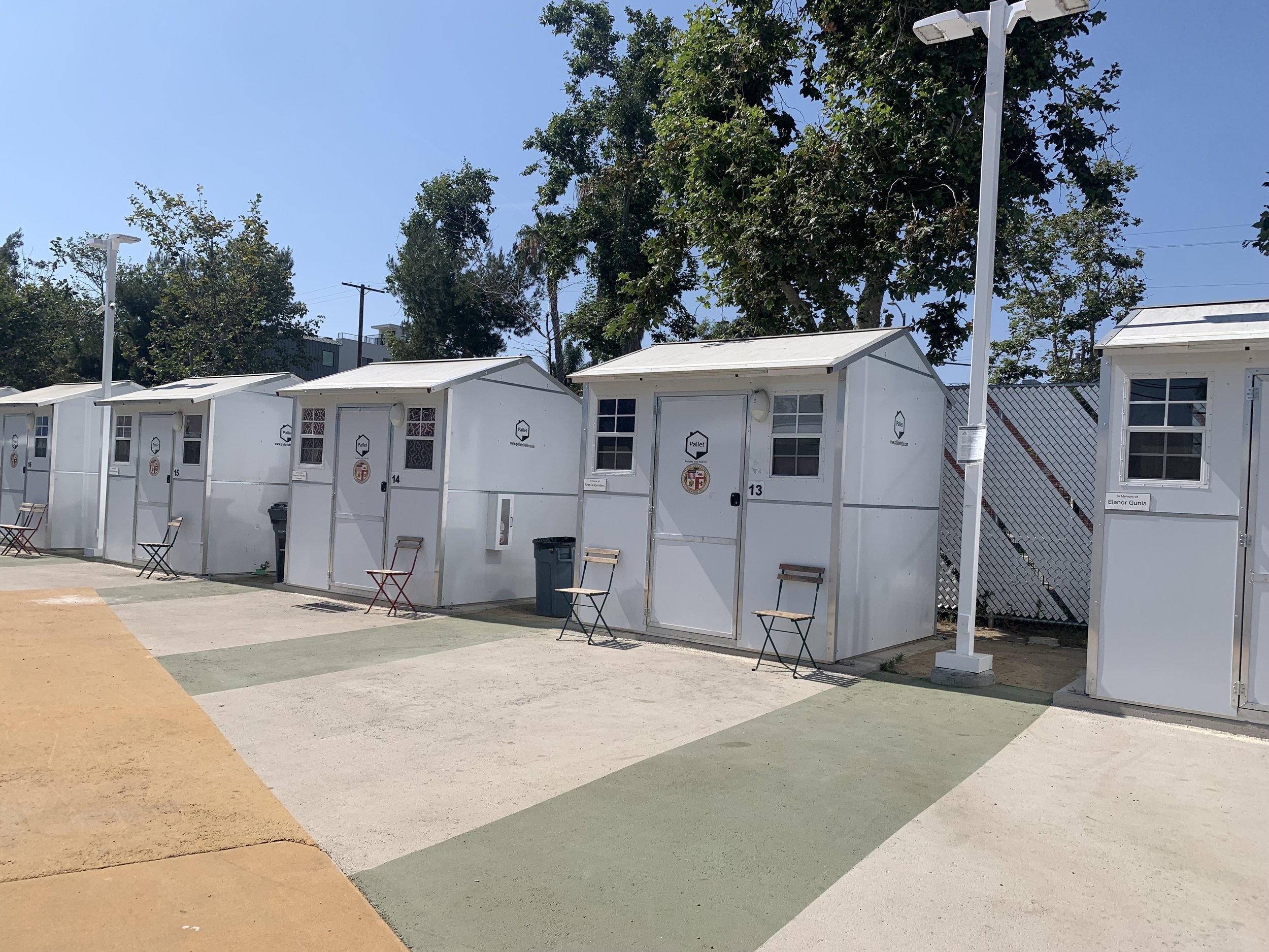  Tiny Homes at Chandler Blvd. Tiny Home Village on Wednesday, May 25, 2022. Photo by Chana Kaplan. 