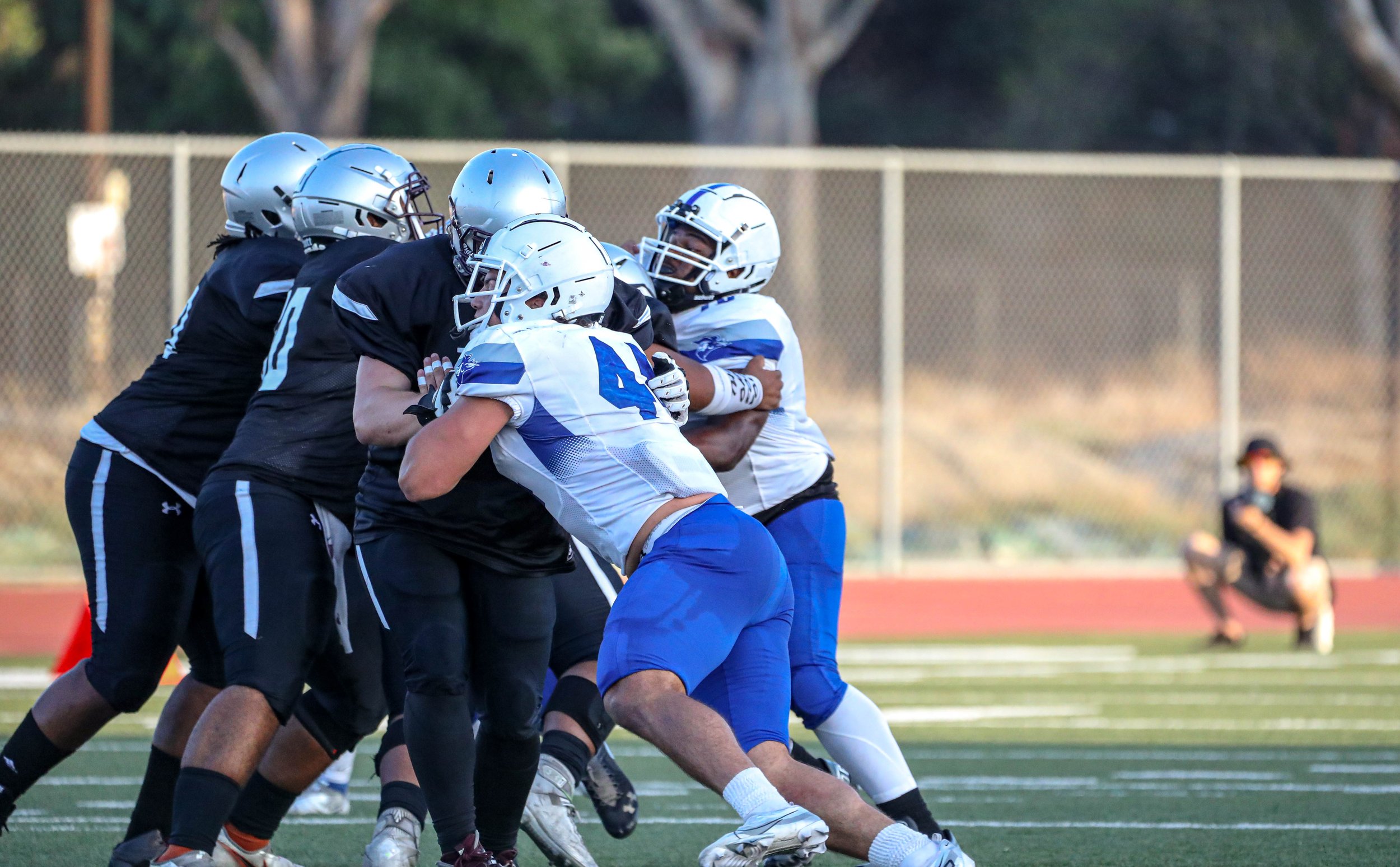  The Santa Monica College Corsairs Football faced off the Compton College Tartars for their second game of the season on Saturday, Sept. 17 at Compton, Calif. (Danilo Perez | The Corsair) 