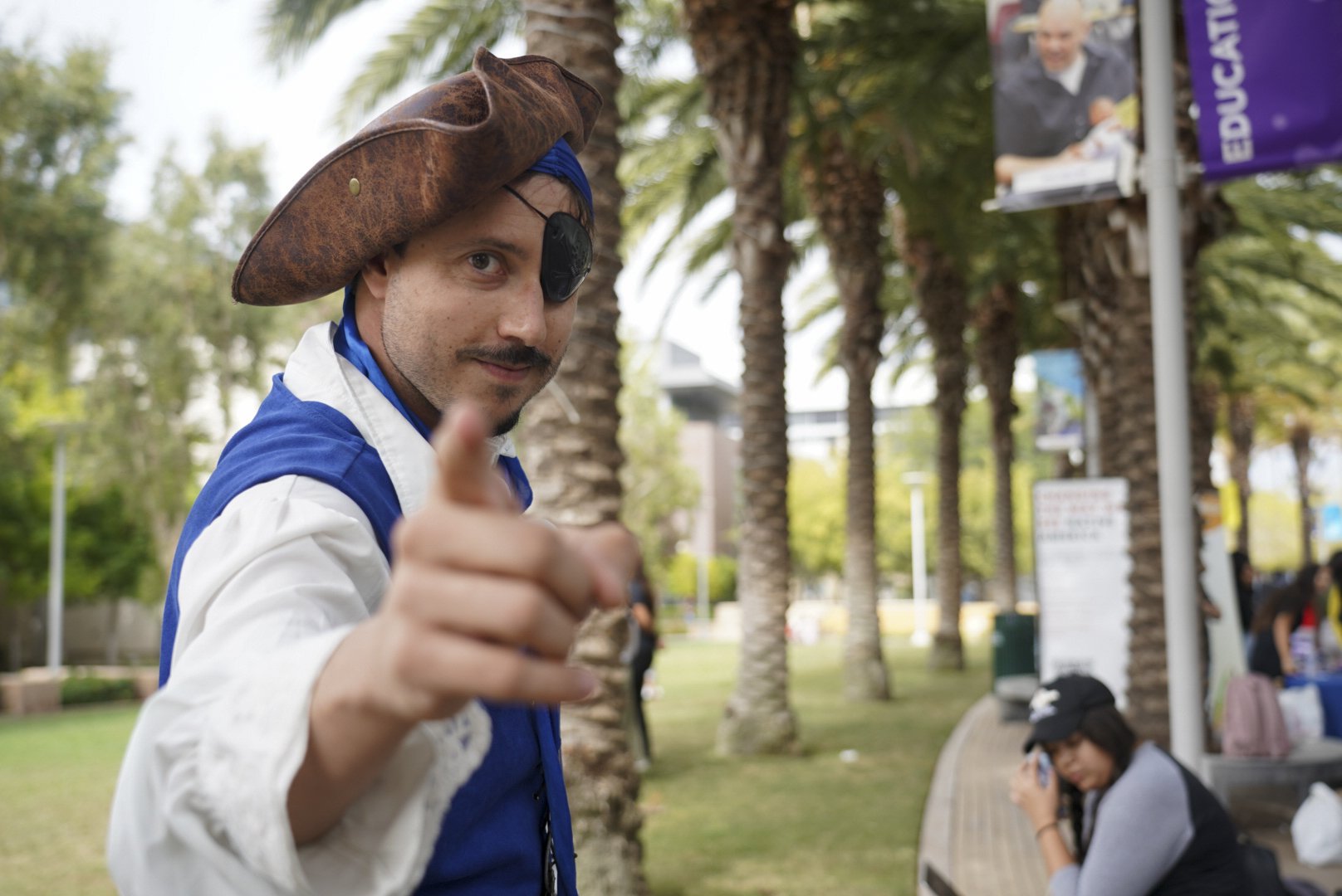  Theo Francocci, Santa Monica College student, poses for a portrait during the Santa Monica College Club Awareness Day Thursday, Sept. 29 2022. Over 30 different clubs set up a display during the involvement event and offered a diverse range of exper