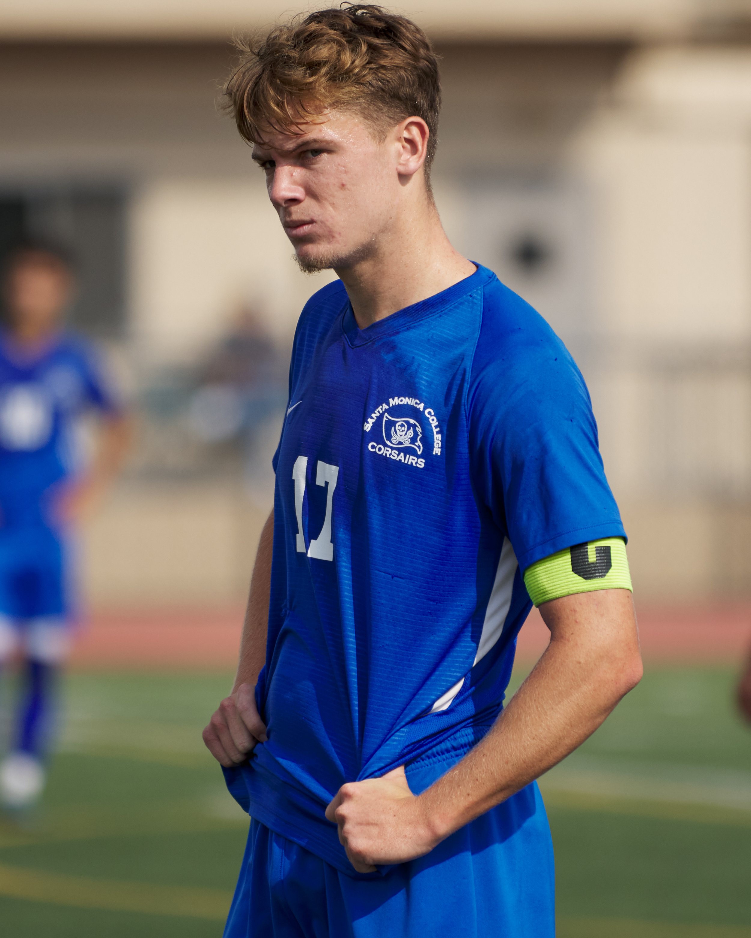  Santa Monica College Corsairs' Taj Winnard during the men's soccer match against the Los Angeles Mission College Eagles on Tuesday, Nov. 1, 2022, at Corsair Field in Santa Monica, Calif. The Corsairs won 3-0. (Nicholas McCall | The Corsair) 
