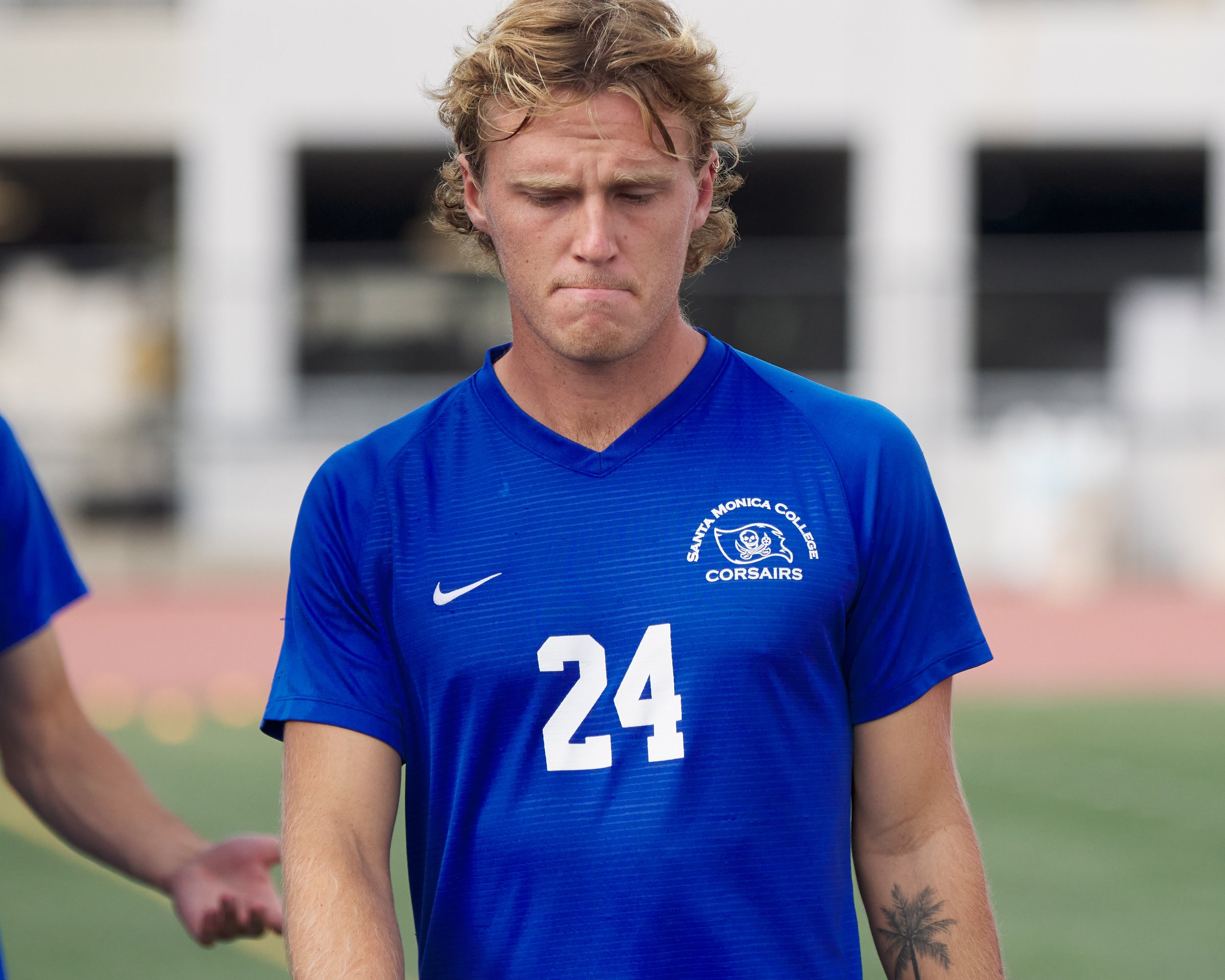 Santa Monica College Corsairs' Alexander Lalor during the men's soccer match against the Los Angeles Mission College Eagles on Tuesday, Nov. 1, 2022, at Corsair Field in Santa Monica, Calif. The Corsairs won 3-0. (Nicholas McCall | The Corsair) 