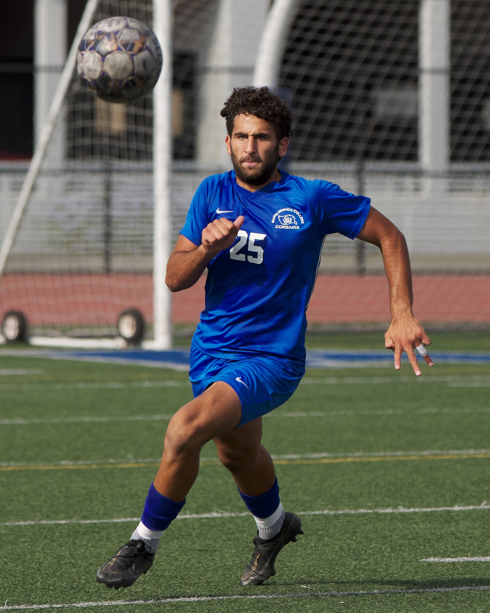  Santa Monica College Corsairs' Adam Abou-Hamad during the men's soccer match against the Los Angeles Mission College Eagles on Tuesday, Nov. 1, 2022, at Corsair Field in Santa Monica, Calif. The Corsairs won 3-0. (Nicholas McCall | The Corsair) 