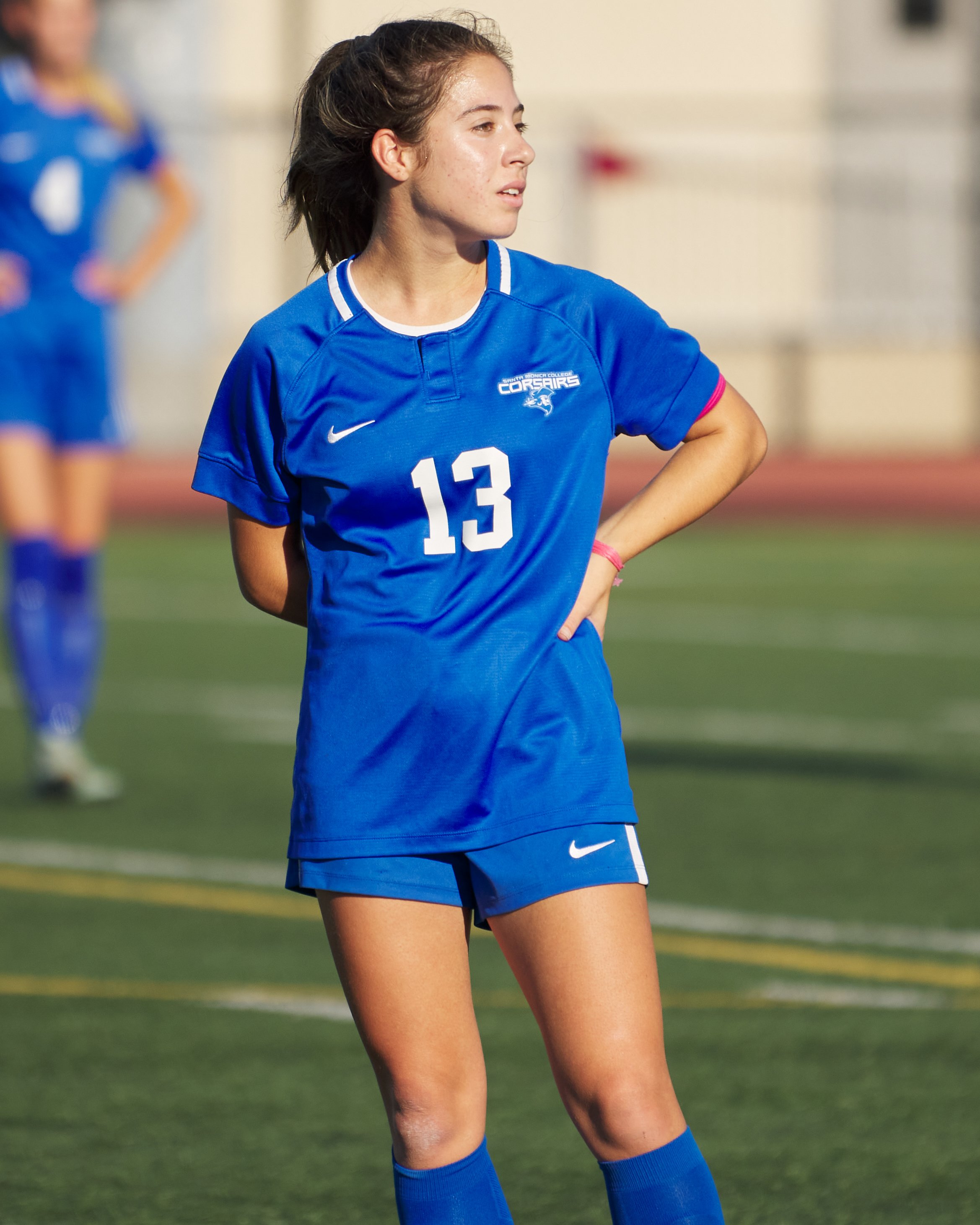  Santa Monica College Corsairs' Sophie Doumitt during the women's soccer match against the College of the Canyons Cougars on Thursday, Nov. 10, 2022, at Corsair Field in Santa Monica, Calif. The Corsairs lost 3-0. (Nicholas McCall | The Corsair) 