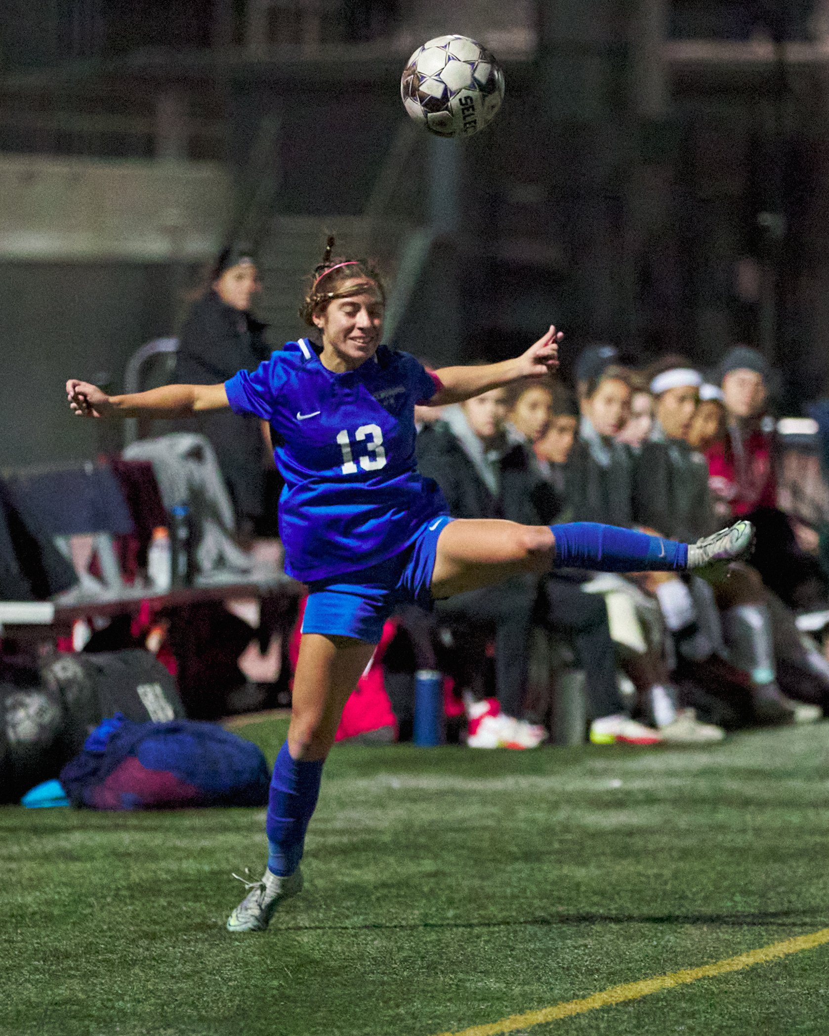  Santa Monica College Corsairs' Sophie Doumitt during the women's soccer match against the Bakersfield College Renegades on Wednesday, Nov. 16, 2022, at Corsair Field in Santa Monica, Calif. The Corsairs won 1-0. (Nicholas McCall | The Corsair) 