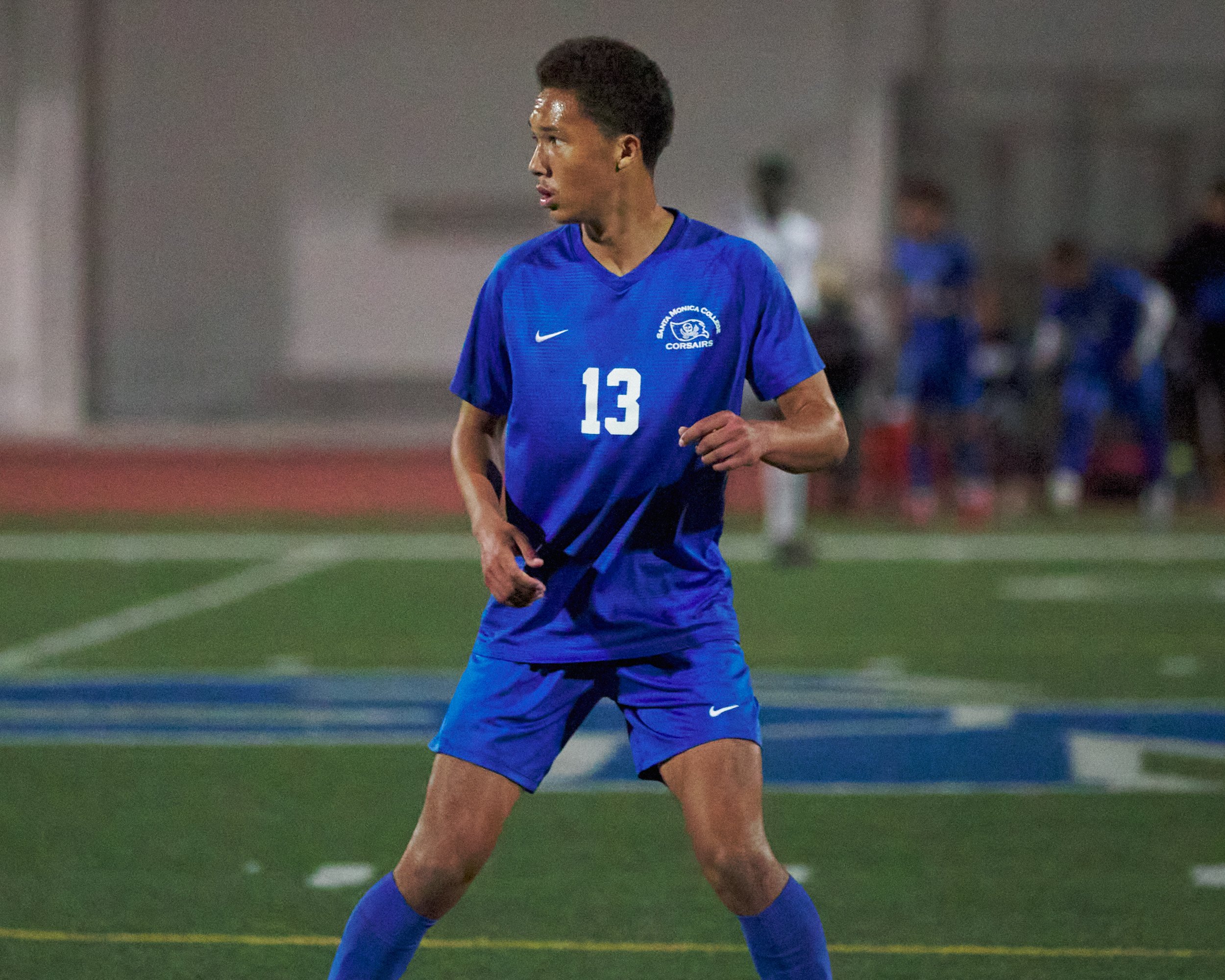  Santa Monica College Corsairs' Connor Gilmore during the men's soccer match against the Norco College Mustangs on Saturday, Nov. 19, 2022, at Corsair Field in Santa Monica, Calif. (Nicholas McCall | The Corsair) 