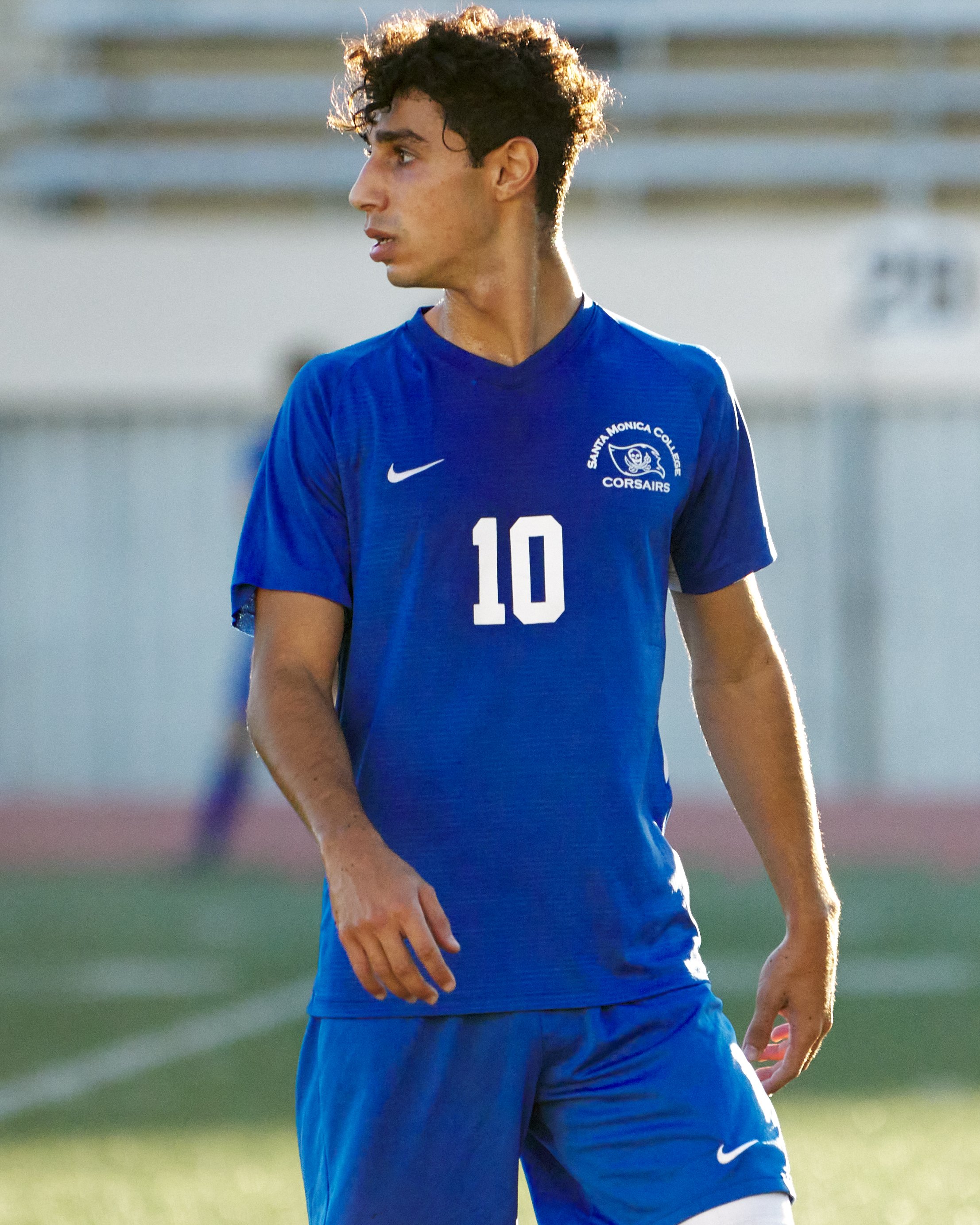  Santa Monica College Corsairs' Roey Kivity during the men's soccer match against the Moorpark College Raiders on Tuesday, Oct. 25, 2022, at Corsair Field in Santa Monica, Calif. The Corsairs won 4-0. (Nicholas McCall | The Corsair) 