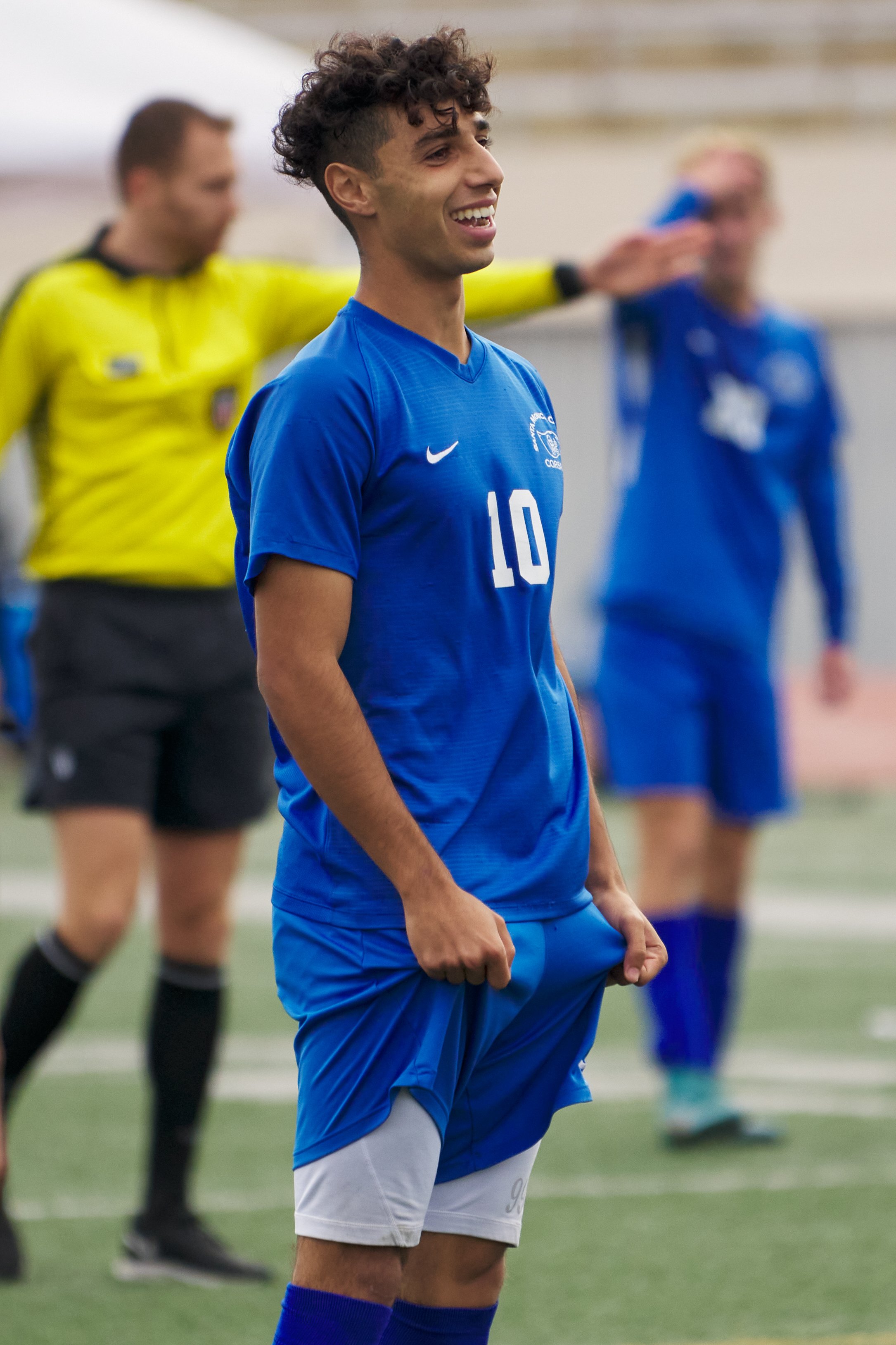  Santa Monica College Corsairs' Roey Kivity during the men's soccer match against the Allan Hancock College Bulldogs on Tuesday, Nov. 8, 2022, at Corsair Field in Santa Monica, Calif. The Corsairs won 7-1. (Nicholas McCall | The Corsair) 