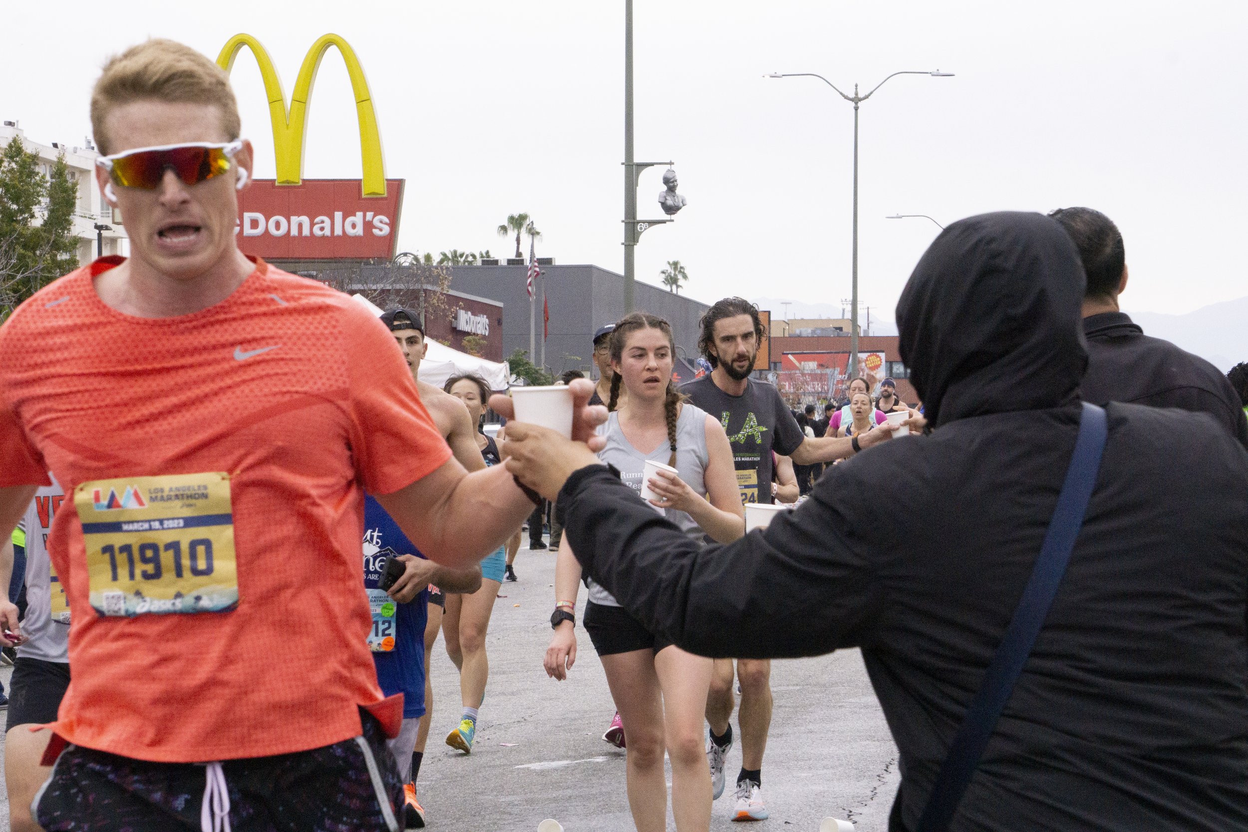  Runners runing for The Los Angeles Marathon Century City, Calif. (Daniel De Anda | The Corsair) 