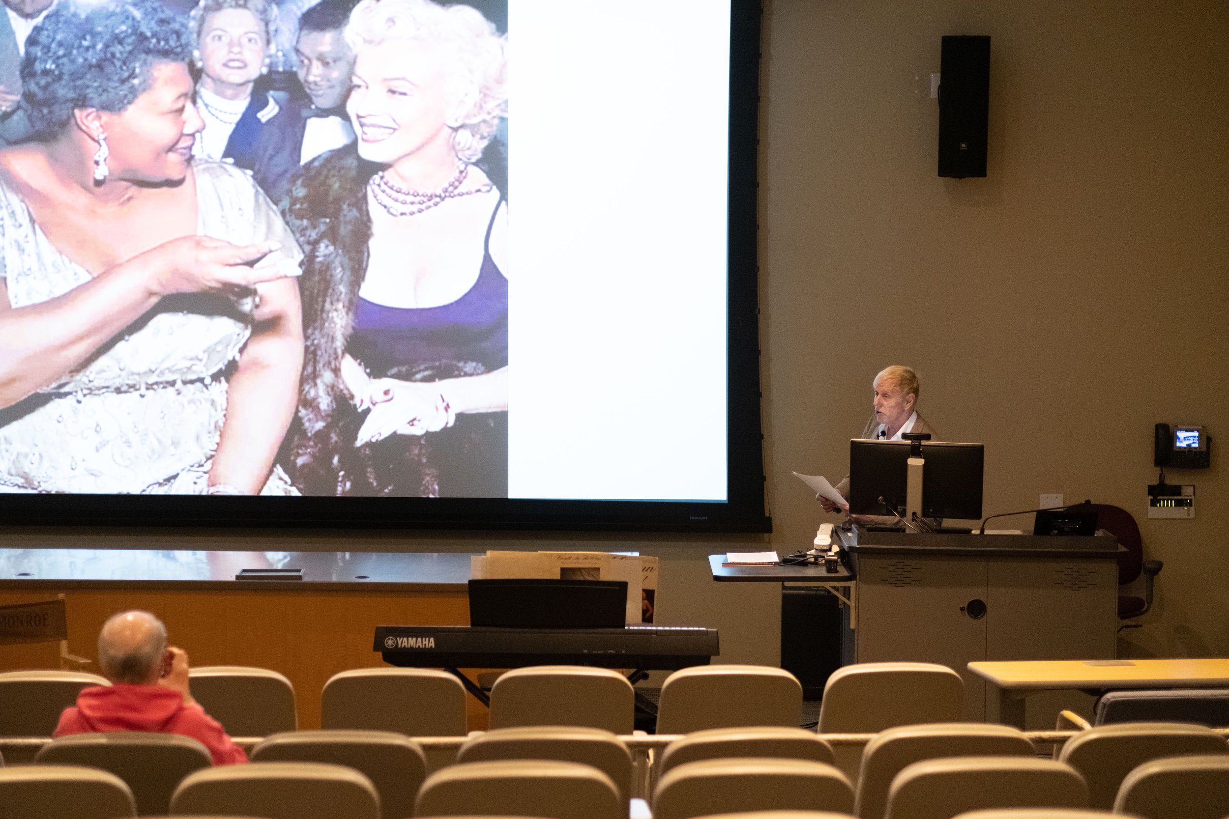  Greg Schreiner, President of the "Marilyn Remembered" fan club since 1982, opens the spring Social Justice Lecture Series with "The Mystique of Marilyn Monroe" on Thursday, March 9, 2023 in Stromberg Hall on the main campus at Santa Monica College i