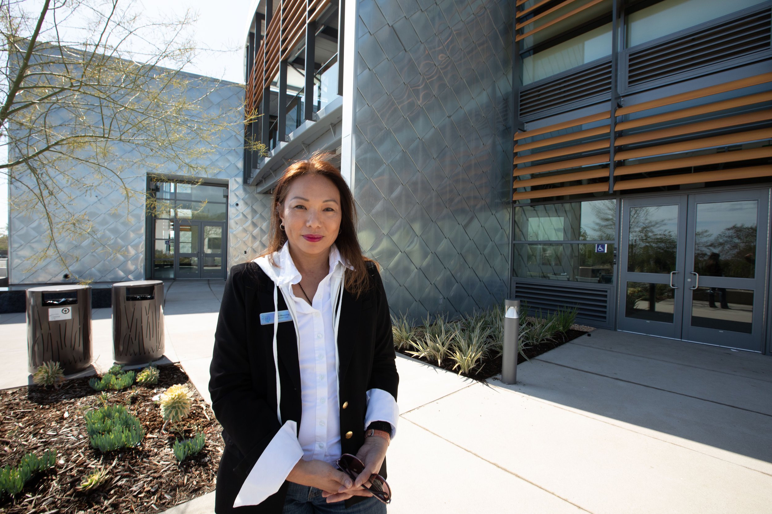  Associate Dean Malibu Campus Alice Meyering outside the SMC Malibu campus, Malibu, Calif. On March, Wednesday 15, 2023. (Jorge Devotto | The Corsair) 