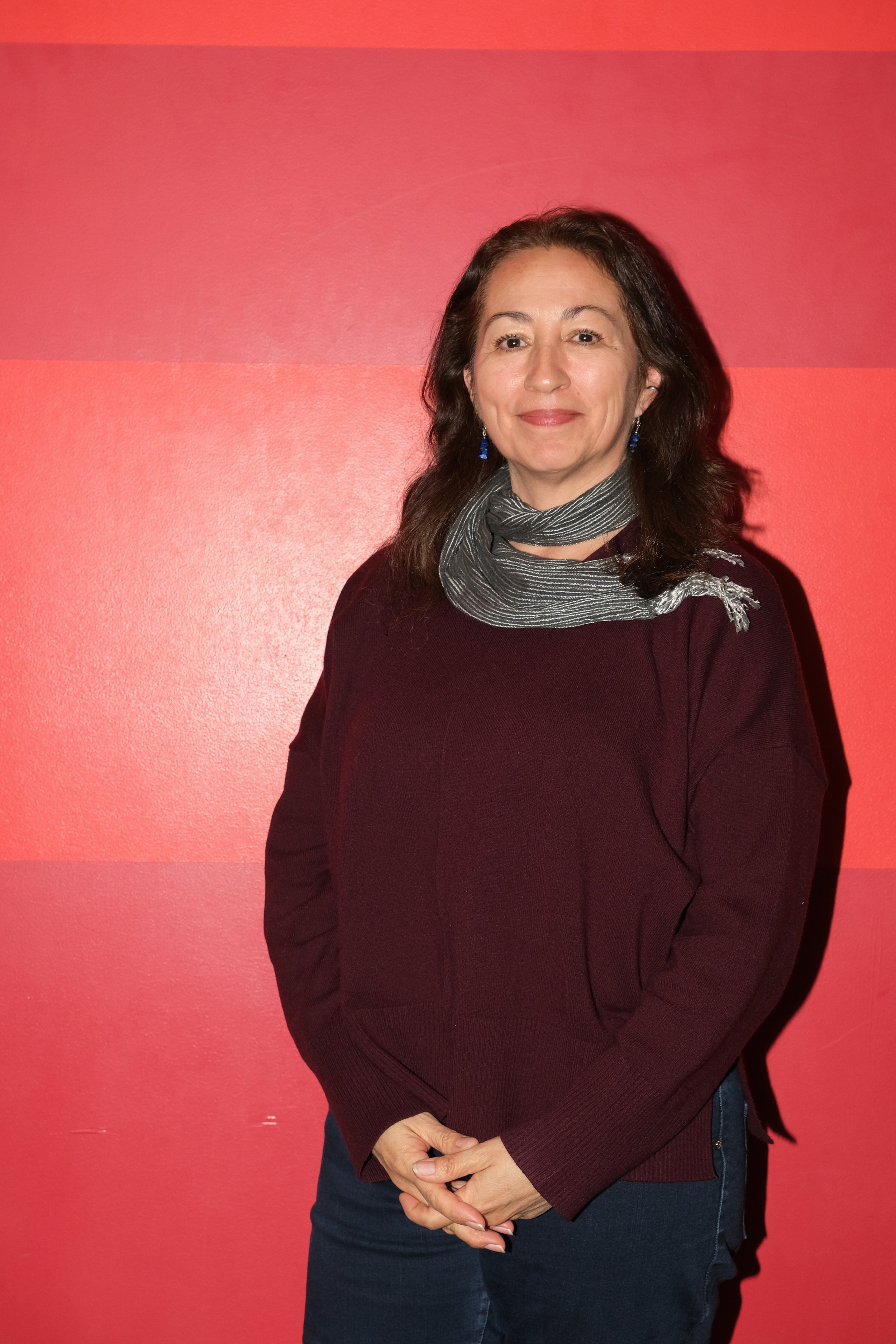  Monica Sahagun is the Program and Activations Director at the BroadStage (SMC) March 29, 2023. (Alejandro Contreras | The Corsair) 