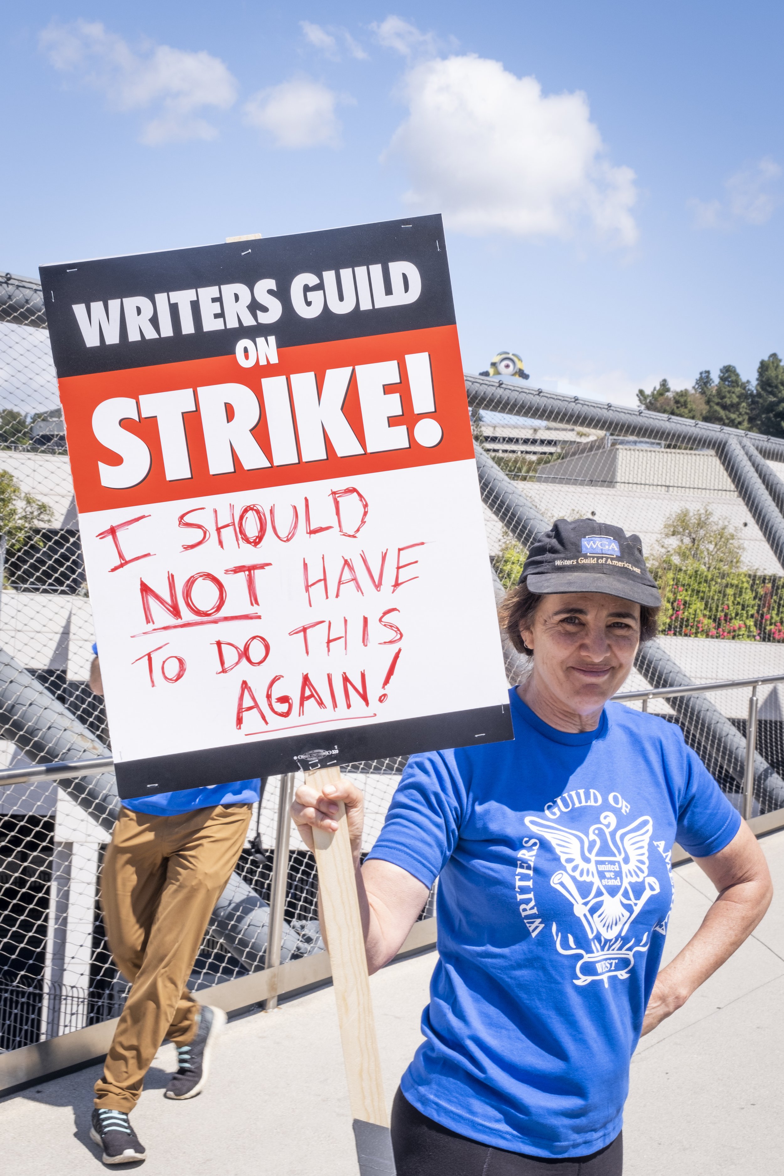  Lee Bridges attends her second WGA West strike, since 2008. “Because Wall Street has taken over the studios there is a culture of grabbing the highest profit margins you can in the shortest period of time, regardless of long-term sustainability. In 