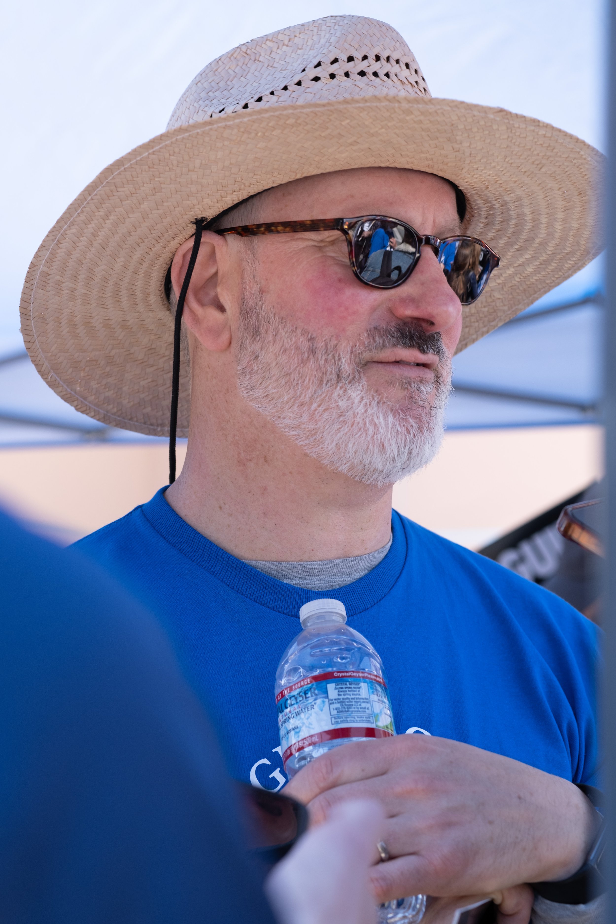  Ted Cohen, a writer and member of the Writers Guild of America (WGA), participates in the protests supporting the WGA strike in front of Fox Studios on Pico Blvd in Los Angeles, Calif. on Tuesday May 2nd, 2023. He states, "With the advent of streami