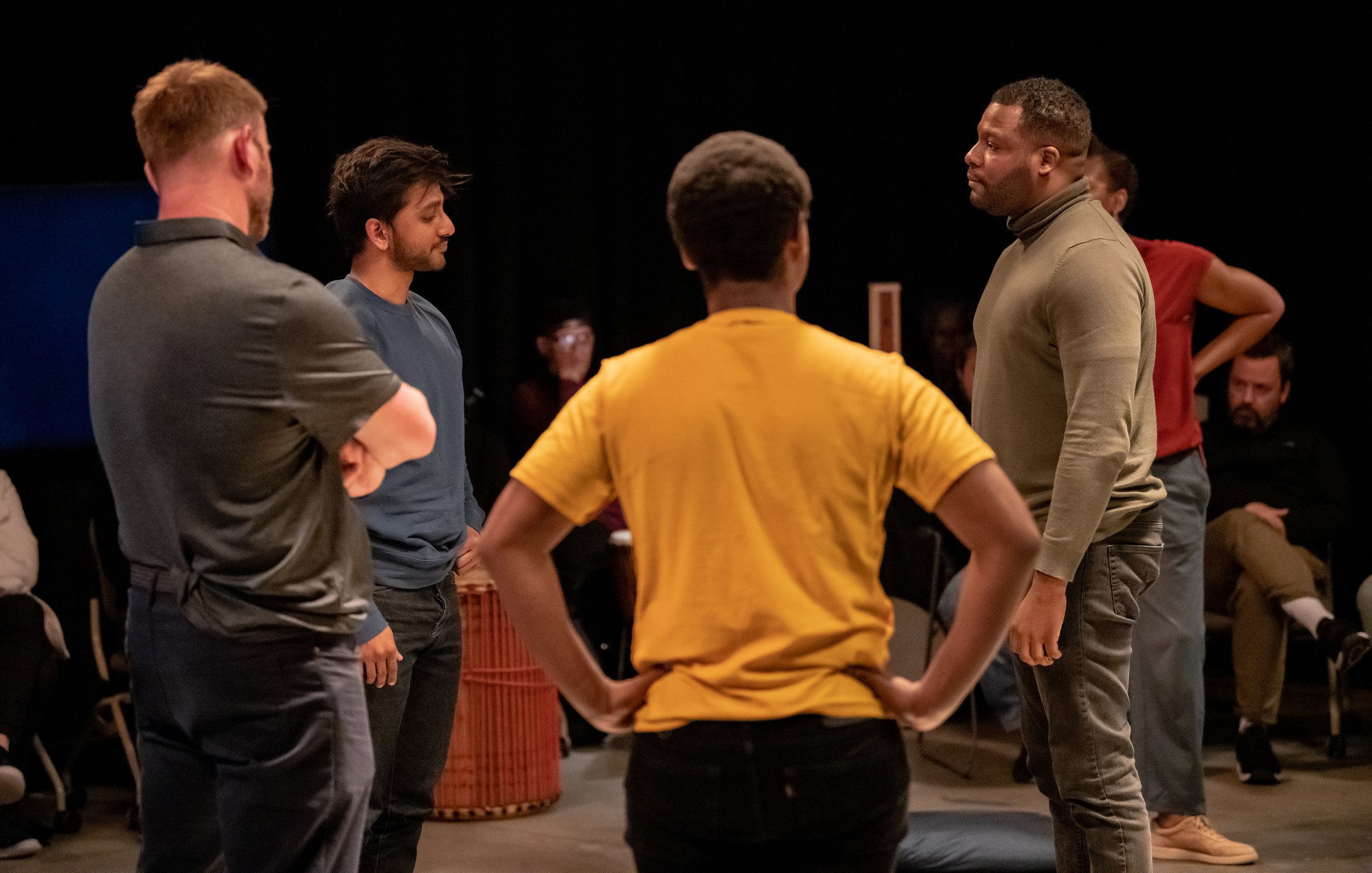  Friday March 31, 2023 performers at the production of Race Relay a play that offered a constructive platform where the audience can have the opportunity to ask questions of the cast members about race related questions and talk about a time in their