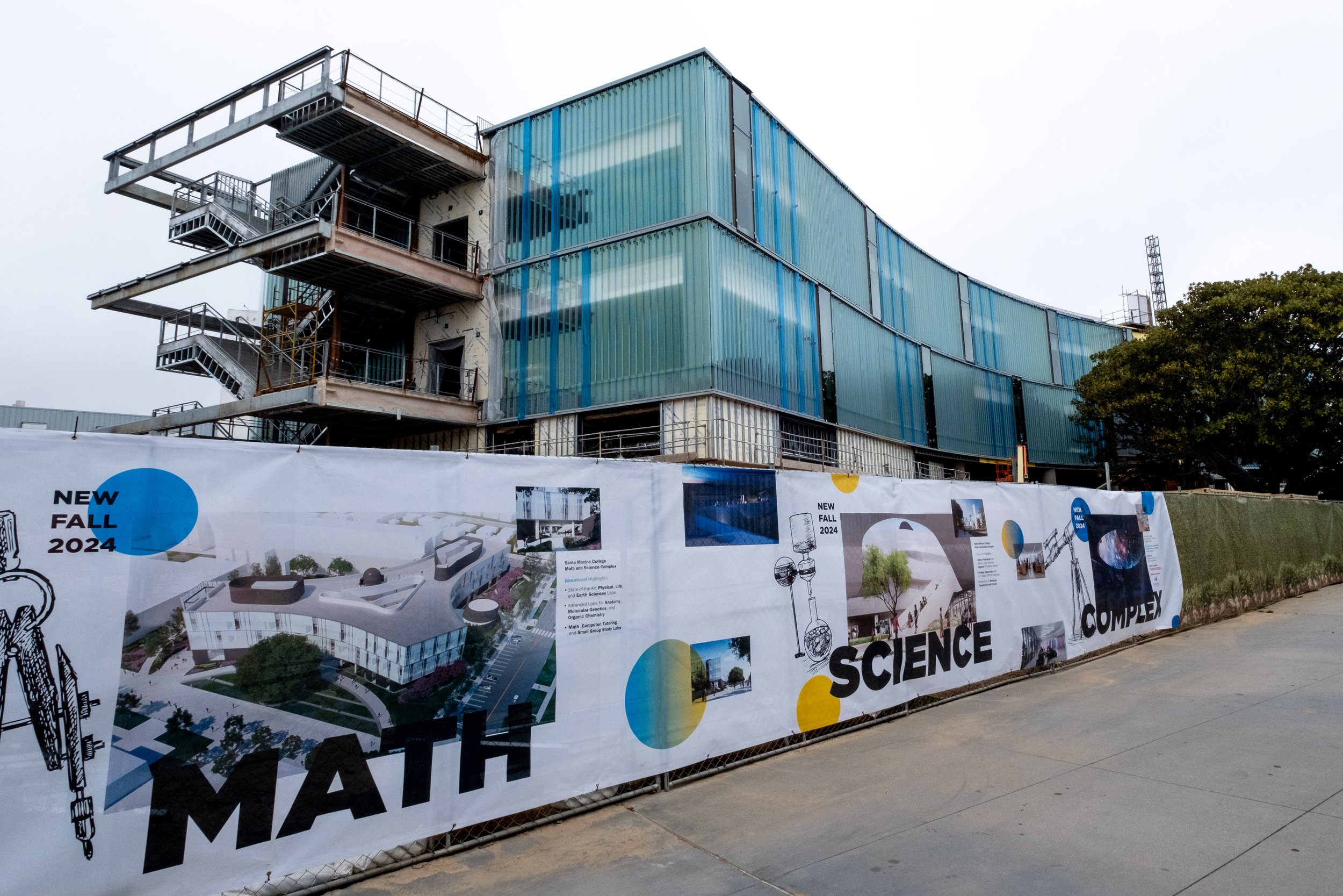  A moment in time in the construction of the new Math and Science Complex on the main campus at Santa Monica College in Santa Monica, Calif., on Monday, May 22, 2023. (Akemi Rico | The Corsair) 