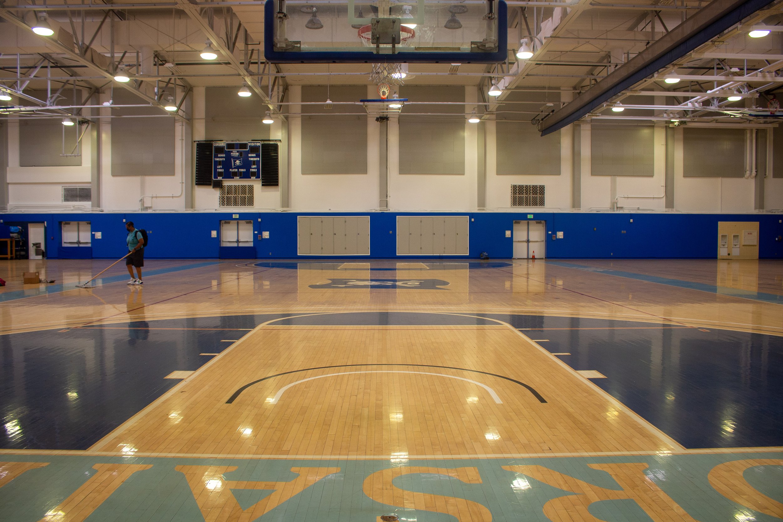  Newly painted gym at the main campus in Santa Monica, Calif. Sept. 7 (Josephine Fischer | The Corsair) 