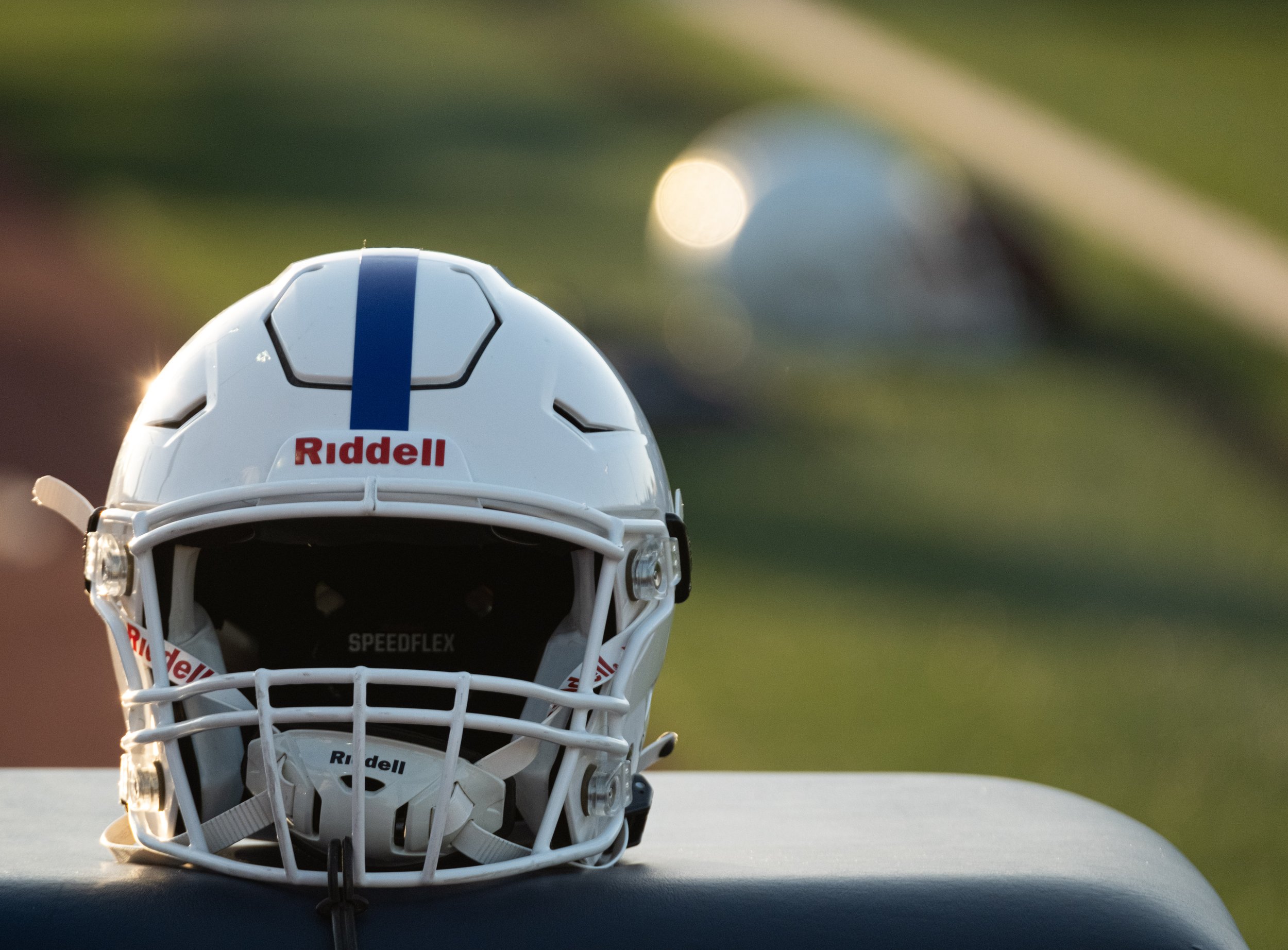  Santa Monica College Corsair Football helmet before the Corsairs took on Pasadena City College(PCC) Lancers for the first league game at Robinson Stadium in PCC campus on Saturday, Oct. 14 Walnut, Calif. (Danilo Perez | The Corsair) 