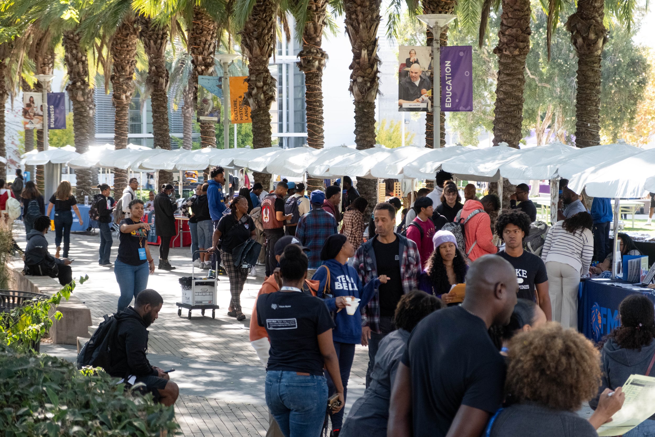  The Historically Black College and Universities Caravan visited the main campus of Santa Monica College on Thursday, Oct. 26 at Santa Monica, Calif. (Danilo Perez | The Corsair) 