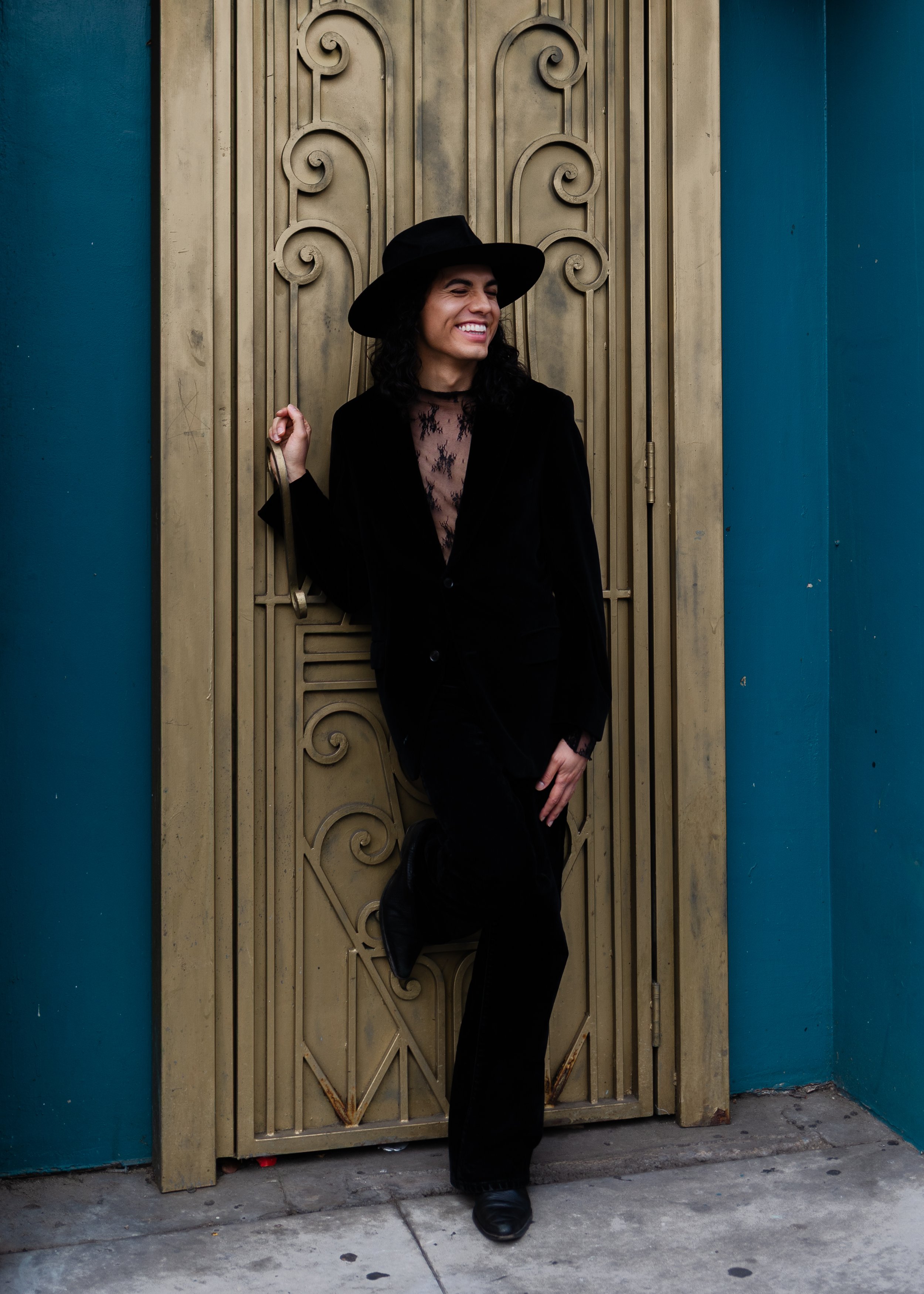 Amadour outside there studio on Wilcox Ave in Hollywood, Calif on Thursday, May 1, 2025. (Mary Funsten | The Corsair)