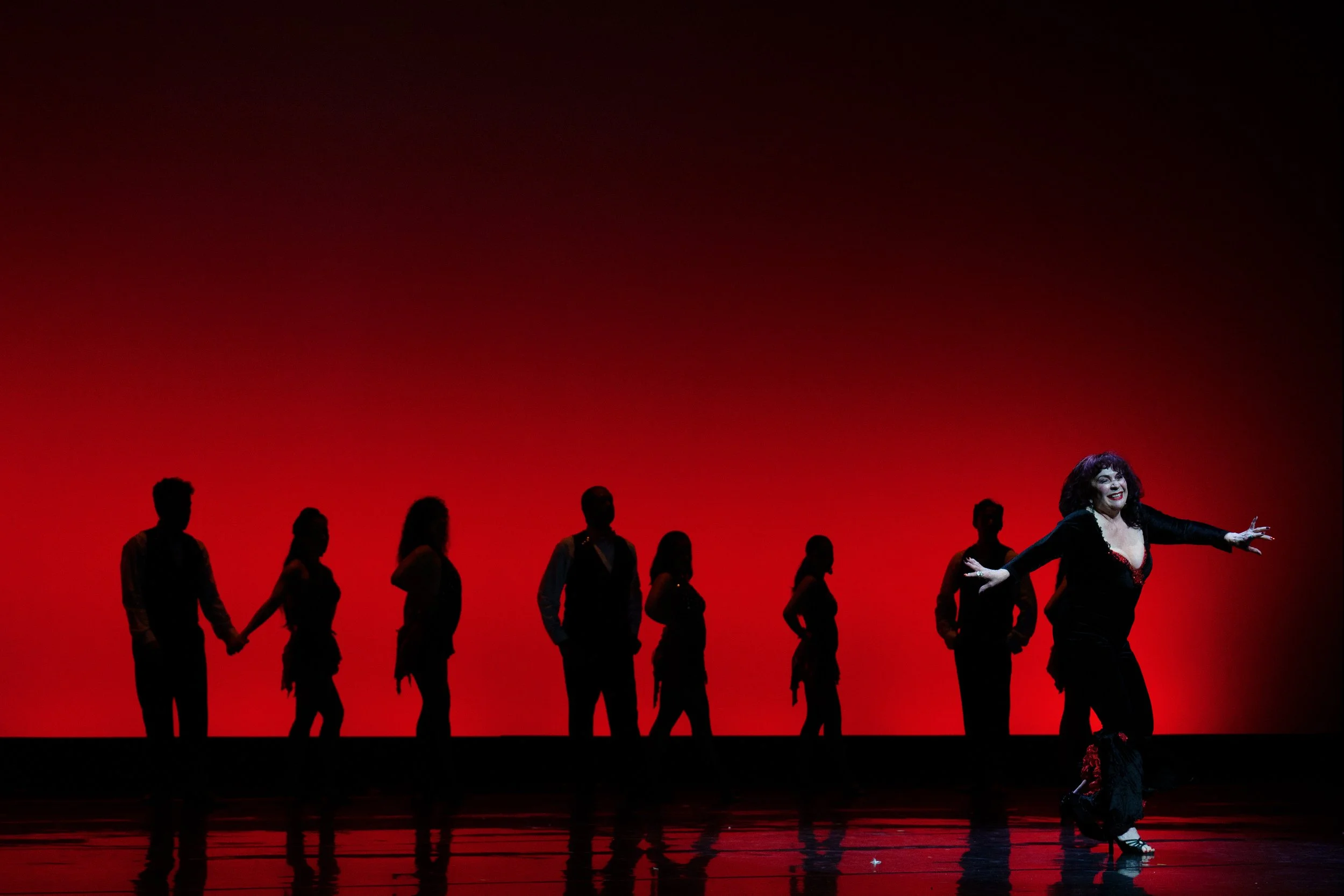 Global Motion World Dance Company rehearses "Yo Soy De La Rumba (I Am From the Rumba)," choreographed by Laura Canellias, for their upcoming performances this weekend at BroadStage on May 14th, 2025 in Santa Monica, Calif. Global Motion consists of