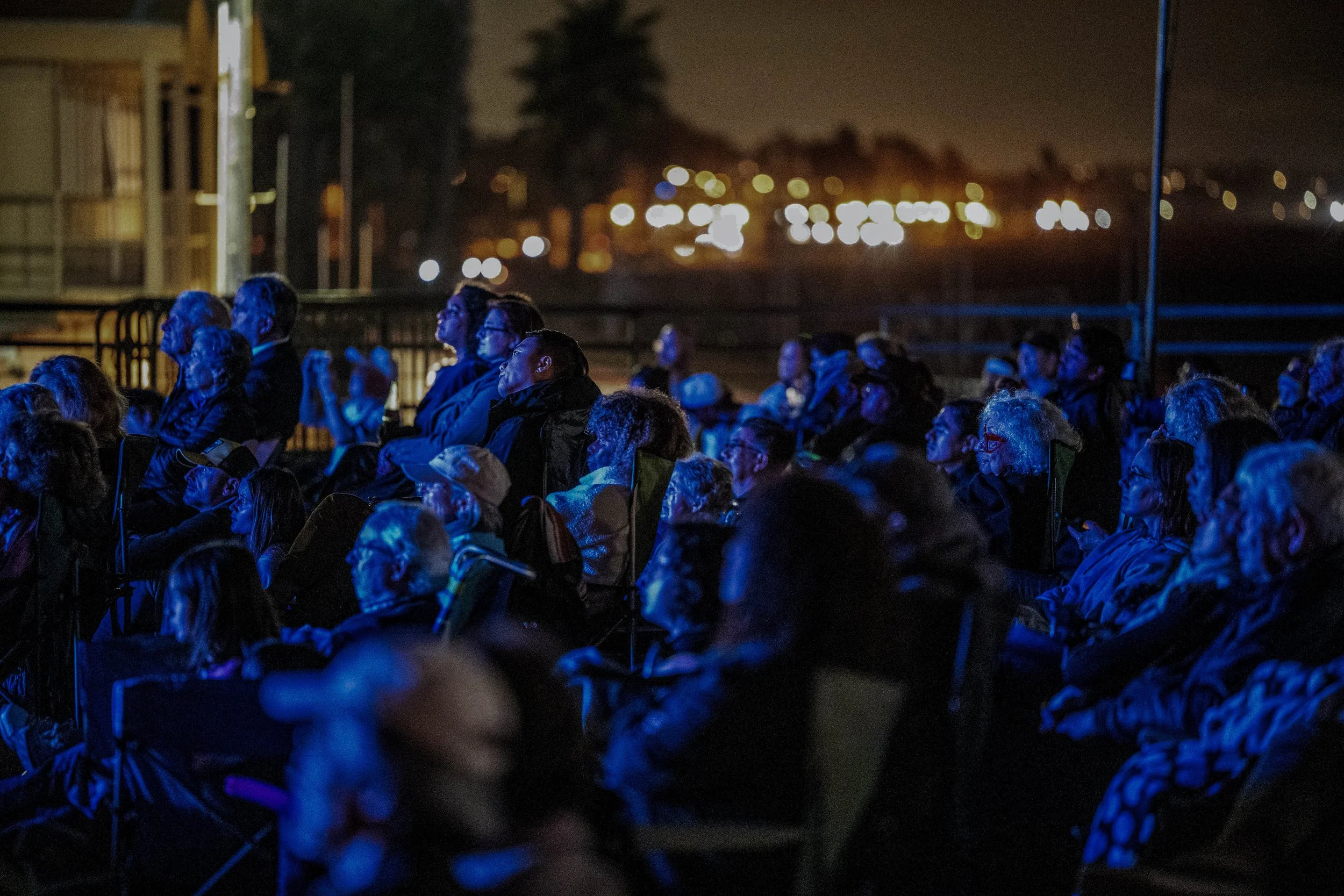 Audience watching the West Side Story performance on Saturday, September 27, 2025, Santa Monica,Calif. (Tom Rosholt | The Corsair)