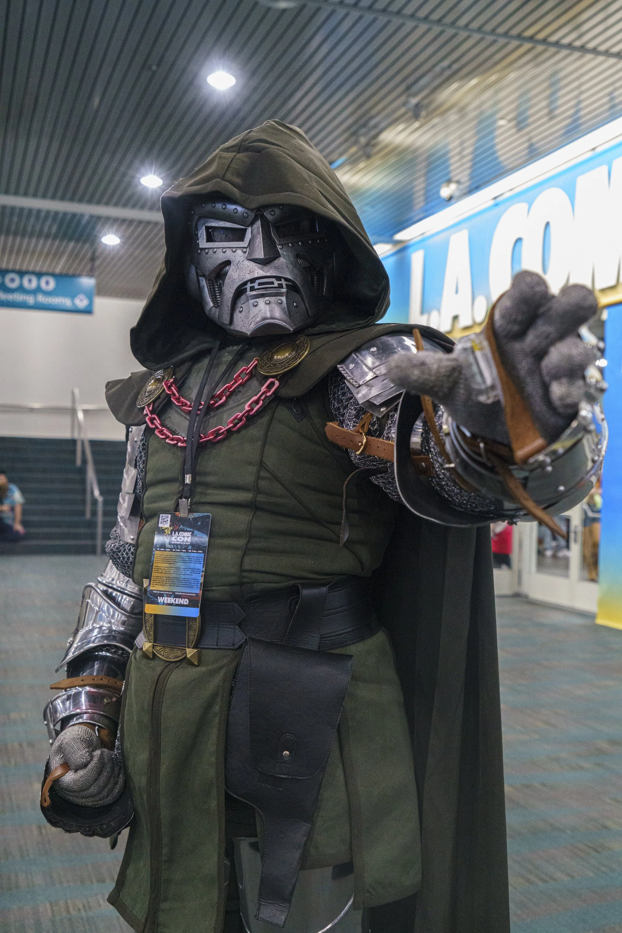  Doctor Doom cosplay at LA Comic Con in Los Angeles, Calif.,  Saturday Sept. 27, 2025 (Corsair | Danny Sanchez) 
