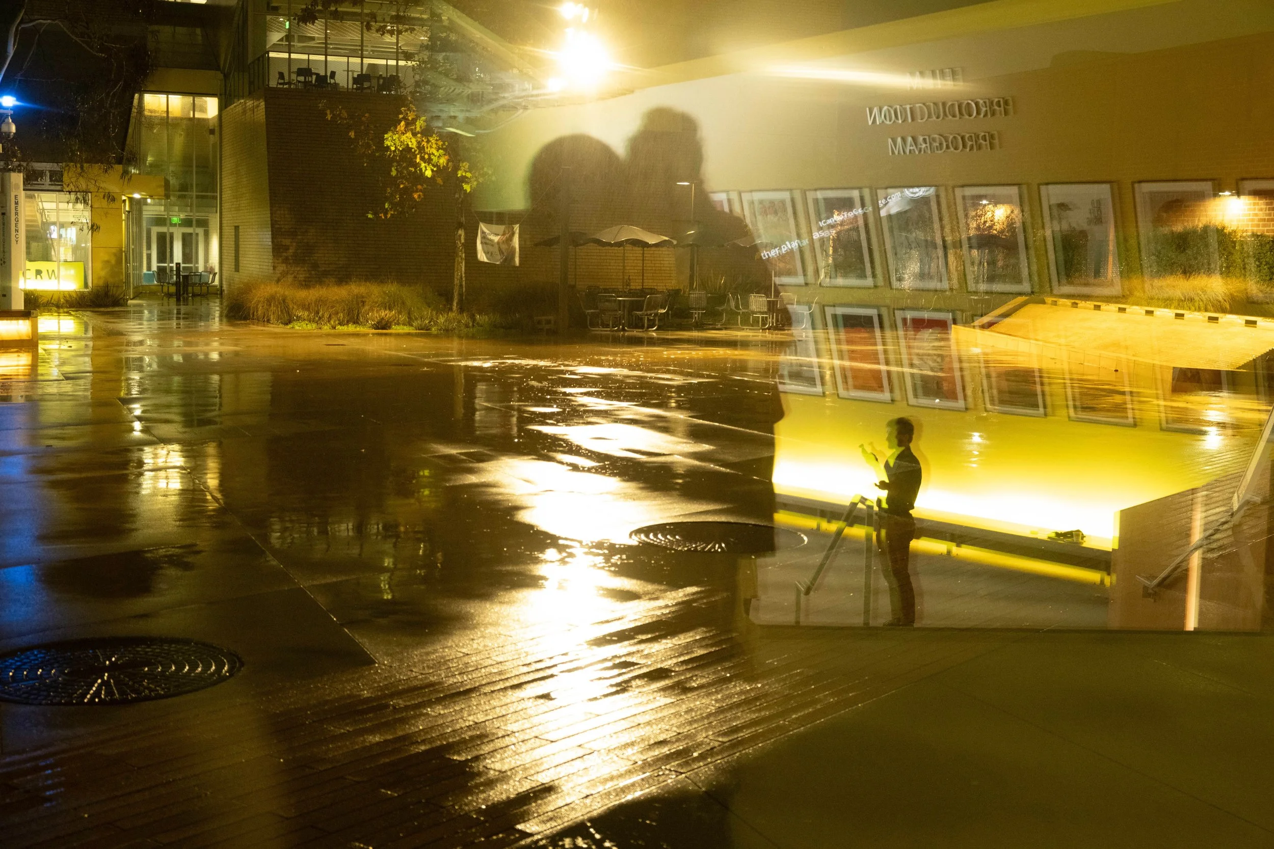  Crowd gather on a rainy night to see the Oscar-nominated documentary “To Kill a Tiger”  at the Center for Media and Design Auditorium at Santa Monica College in Santa Monica, Calif on Thursday, Nov. 20, 2025. The film inspired the StandWithHer movem