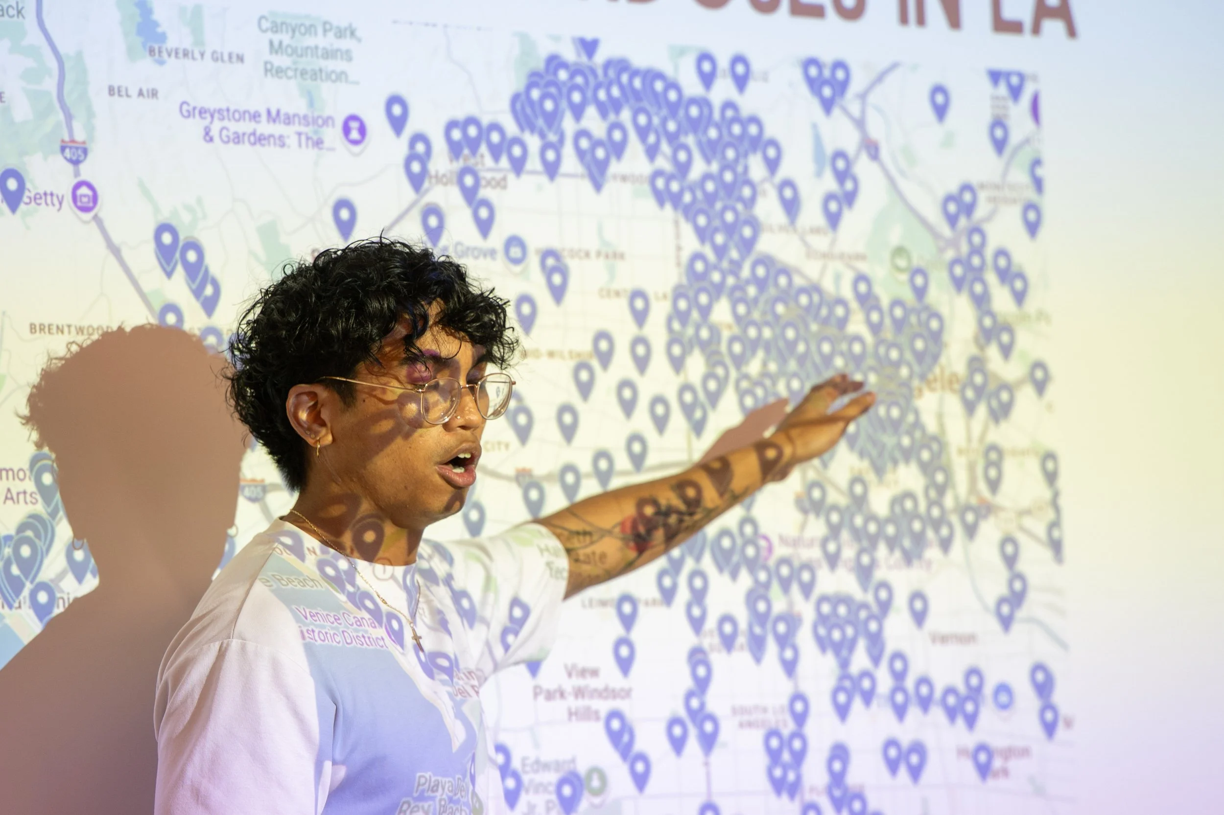  Ryan Factoria from Westside Impact Project talks about the concentration of overdoses in Los Angeles countyat the (Re)Creating Our Future: Substance Abuse, Community Trauma, and Radical Healing at Santa Monica College (SMC) on Thursday, Nov 13, 2025