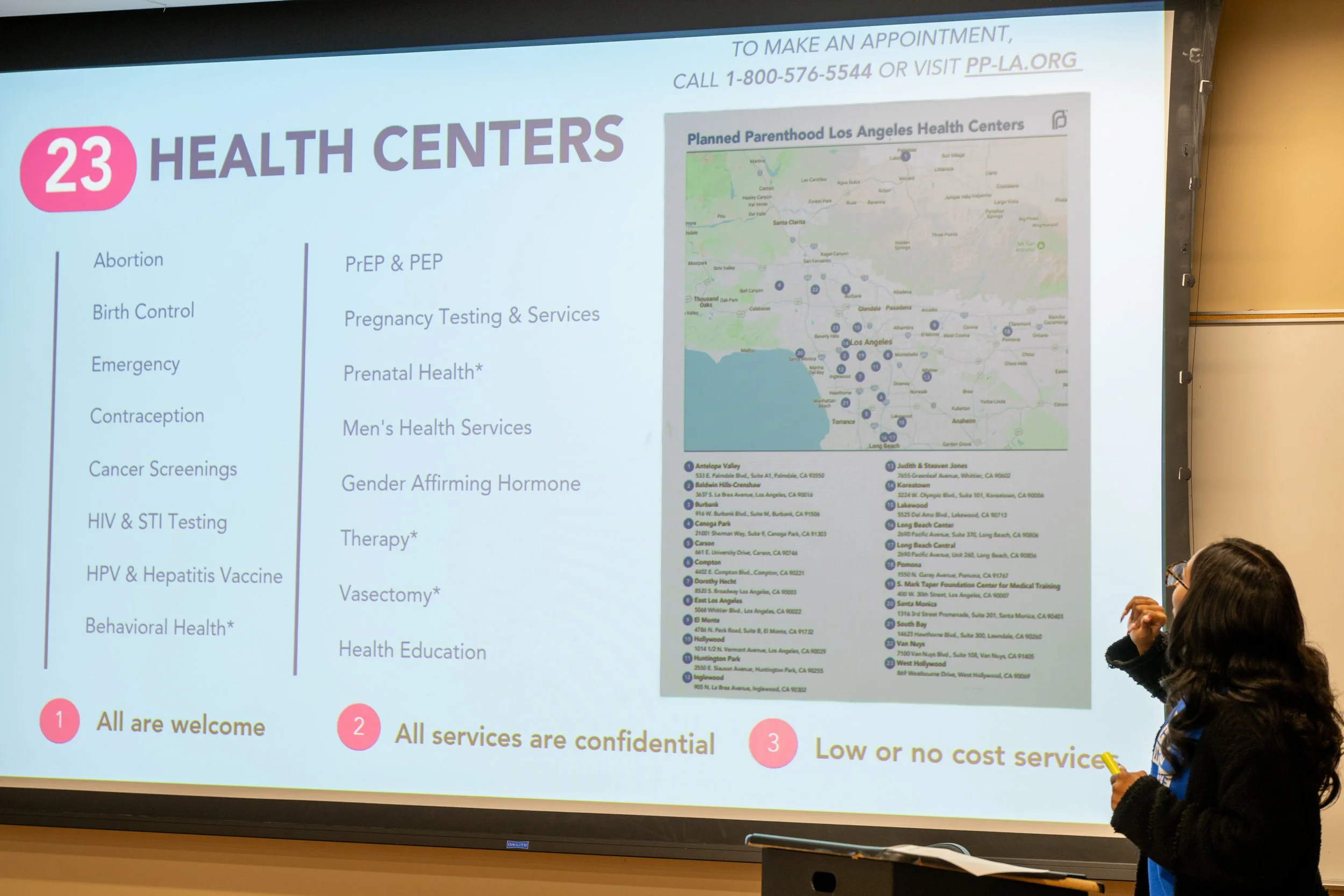  Jana Craig giving mental health presentation to the Black Collegian Club at Santa Monica College (SMC) on Thursday, February 19, 2026, Santa Monica, Calif. (Tom Rosholt | The Corsair) 