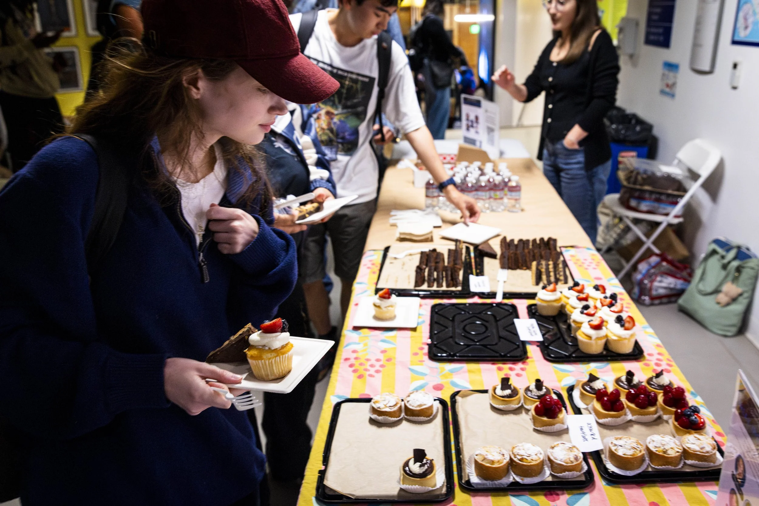  Attendants enjoy some treats after Break Into TV Writing, a panel presented by Humanitas and Santa Monica College (SMC), which took place at SMC’s Center for Media & Design (CMD) Theater on Monday, Mar. 9, 2026. Moderated by TV writer Jackie Penn, t